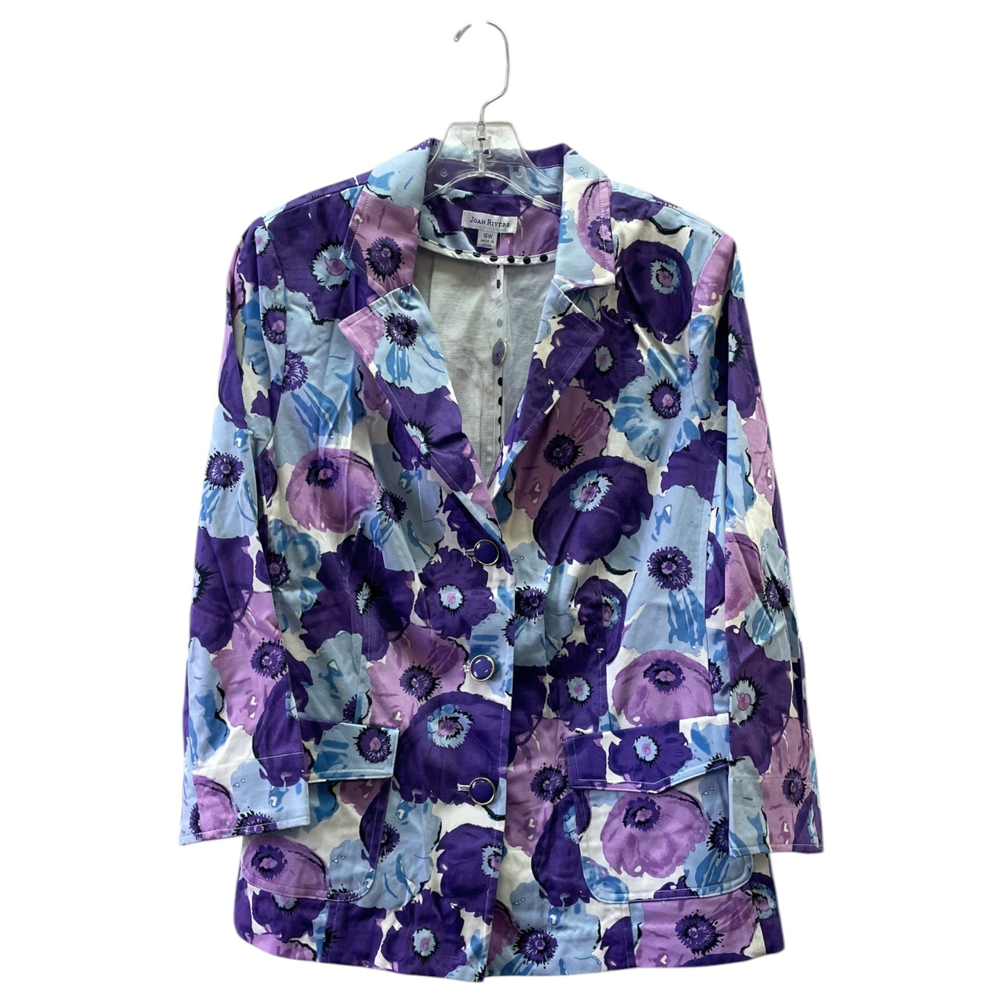 Blazer By Joan Rivers In Floral Print, Size:18
