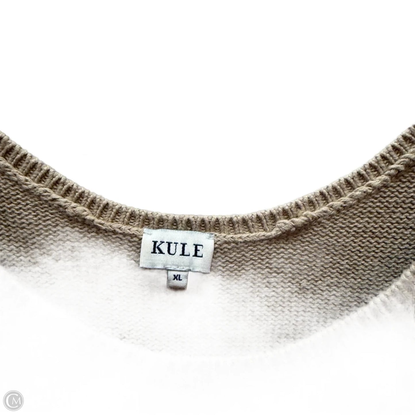 Vest Sweater By Kule In Beige, Size: Xl