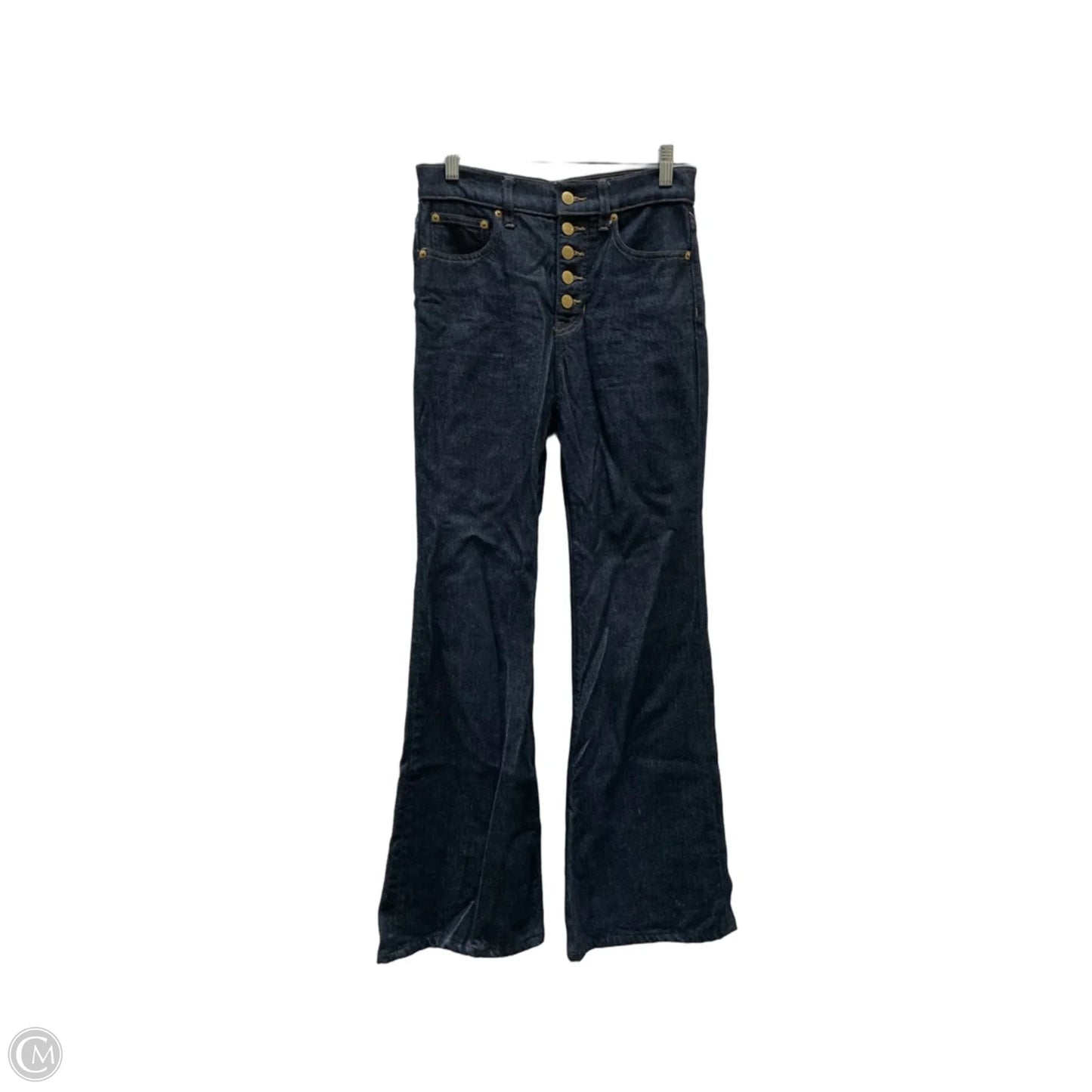 Jeans Flared By J. Crew In Blue Denim, Size: 2