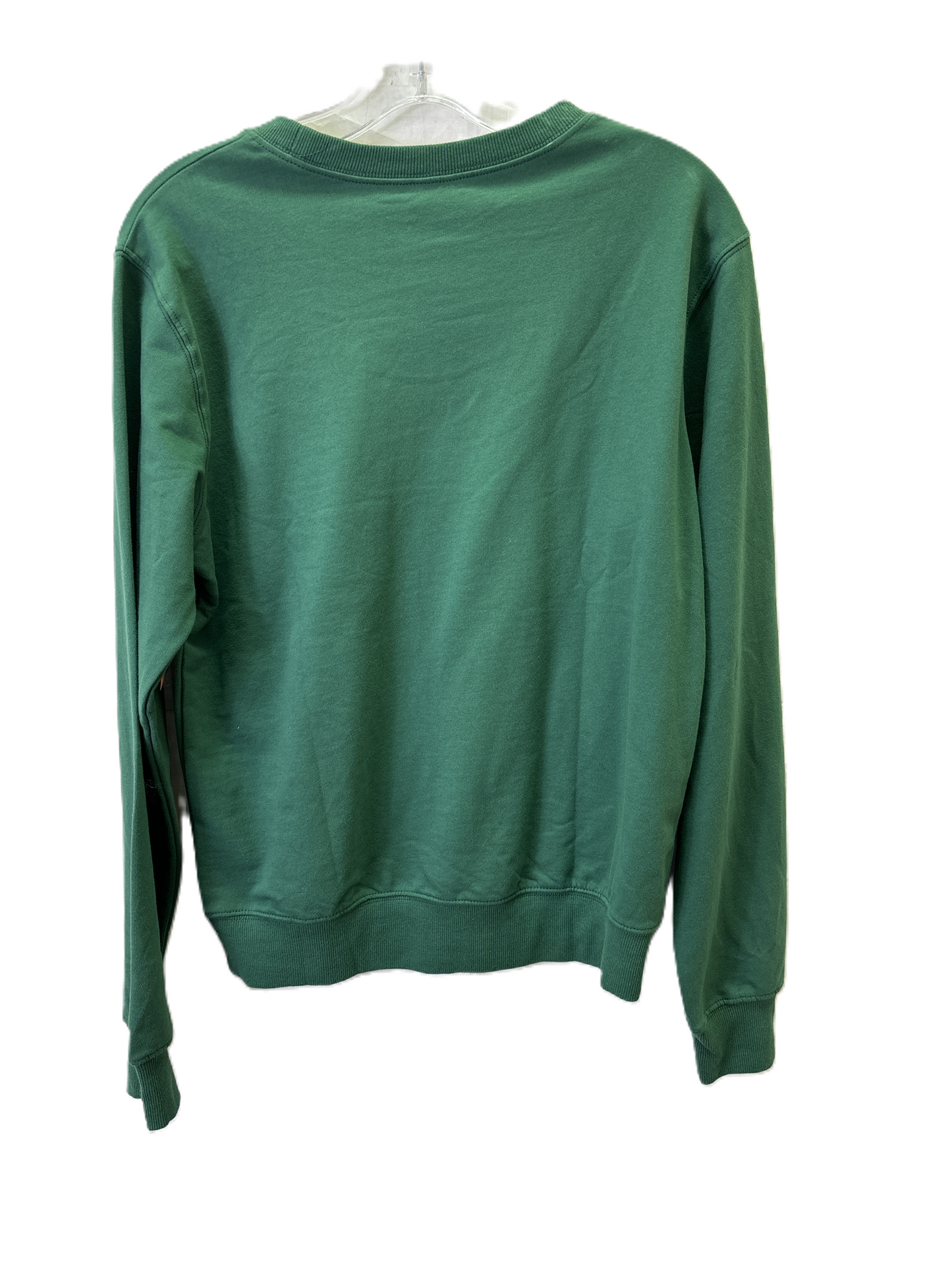 Top Long Sleeve In Green & White, Size: M