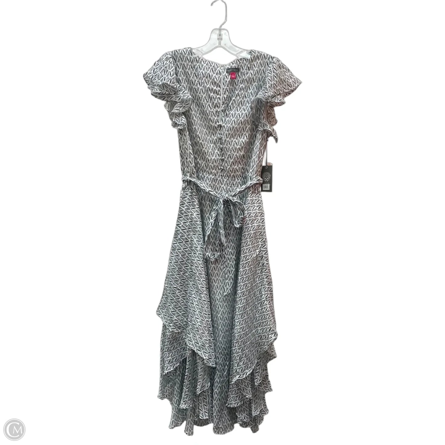 Dress Casual Maxi By Vince Camuto In Black & White, Size: S