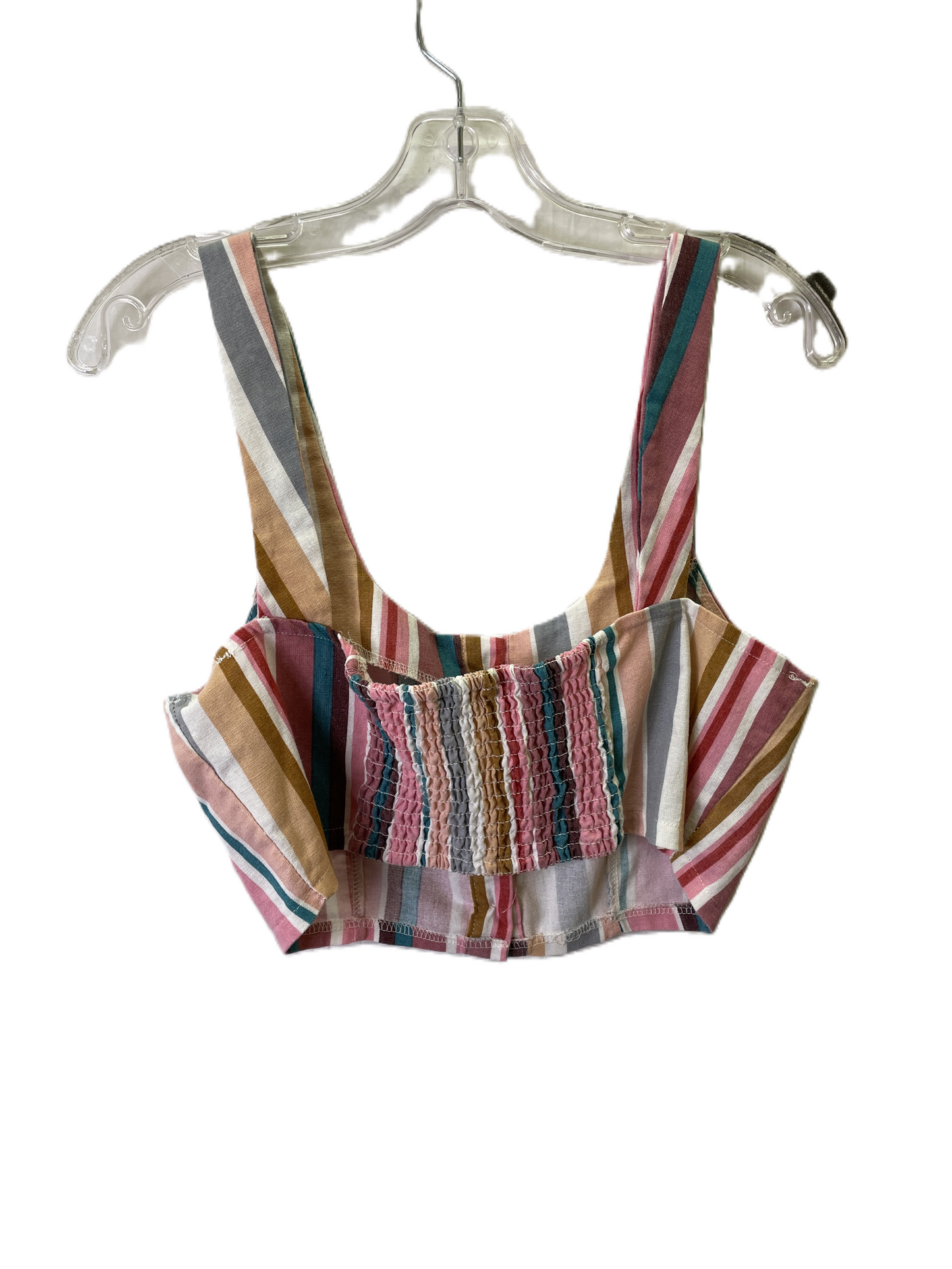 Pink Top Sleeveless Basic By Haute Monde, Size: L