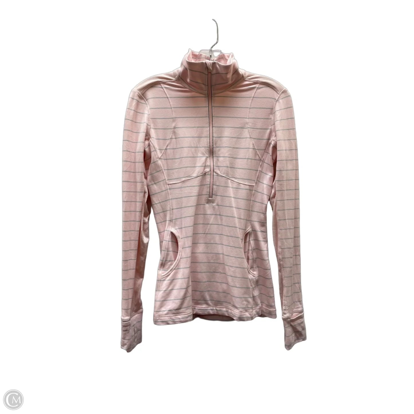 Athletic Sweatshirt Collar By Lululemon In Pink, Size: 6