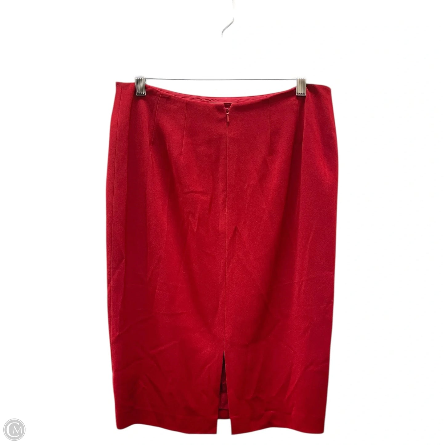 Skirt Midi By Ellen Tracy In Red, Size: 6