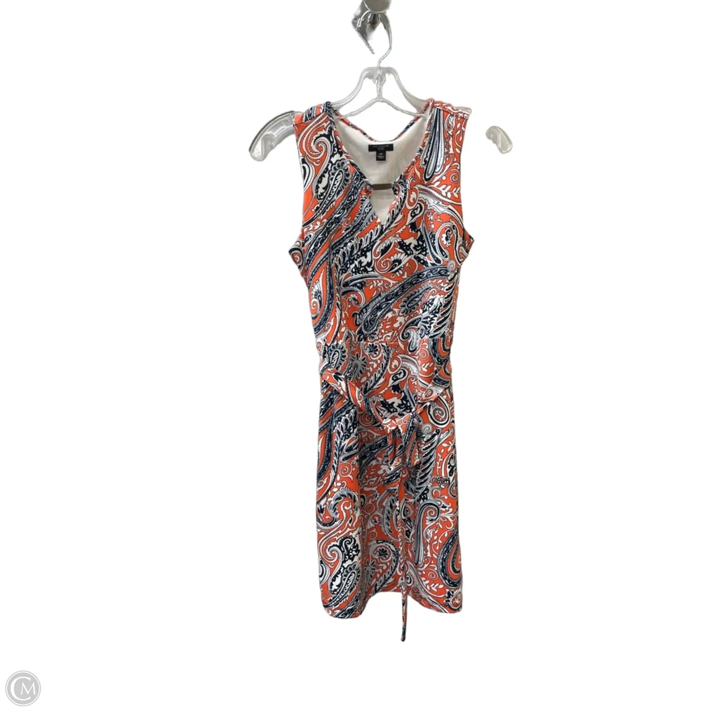 Dress Party Short By Ann Taylor In Blue & Orange, Size: Xs