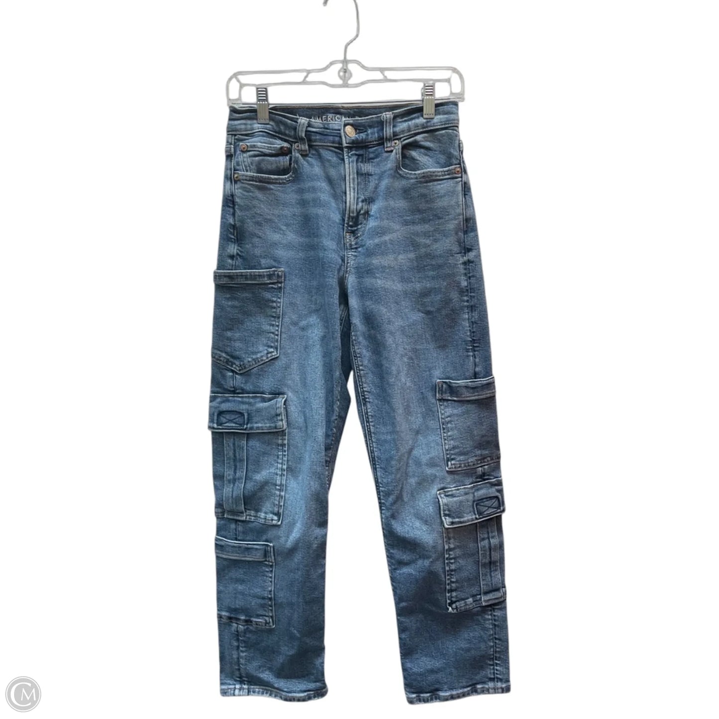Jeans Boyfriend By American Eagle In Blue, Size: 2
