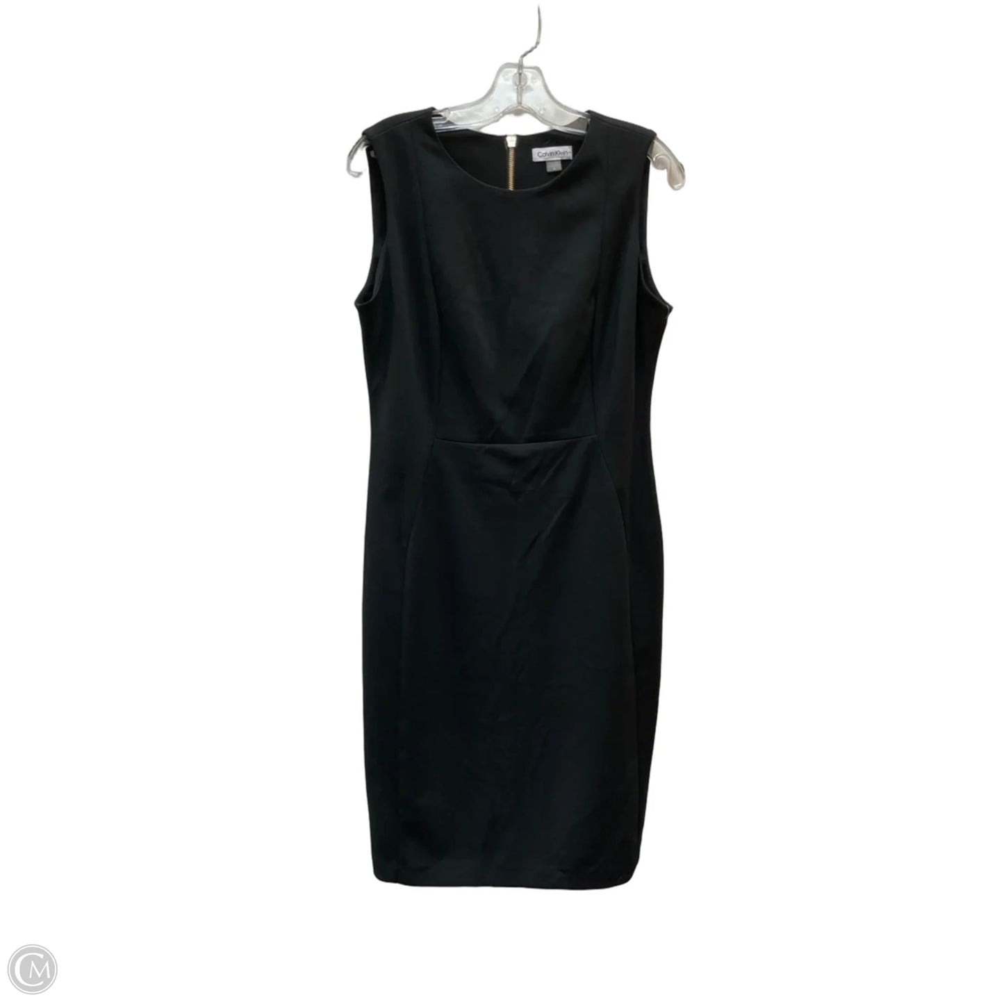 Dress Casual Midi By Calvin Klein In Black, Size: 10