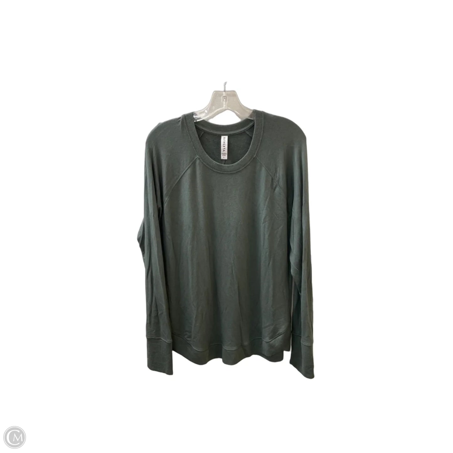 Athletic Sweatshirt Collar By Athleta In Grey, Size: L