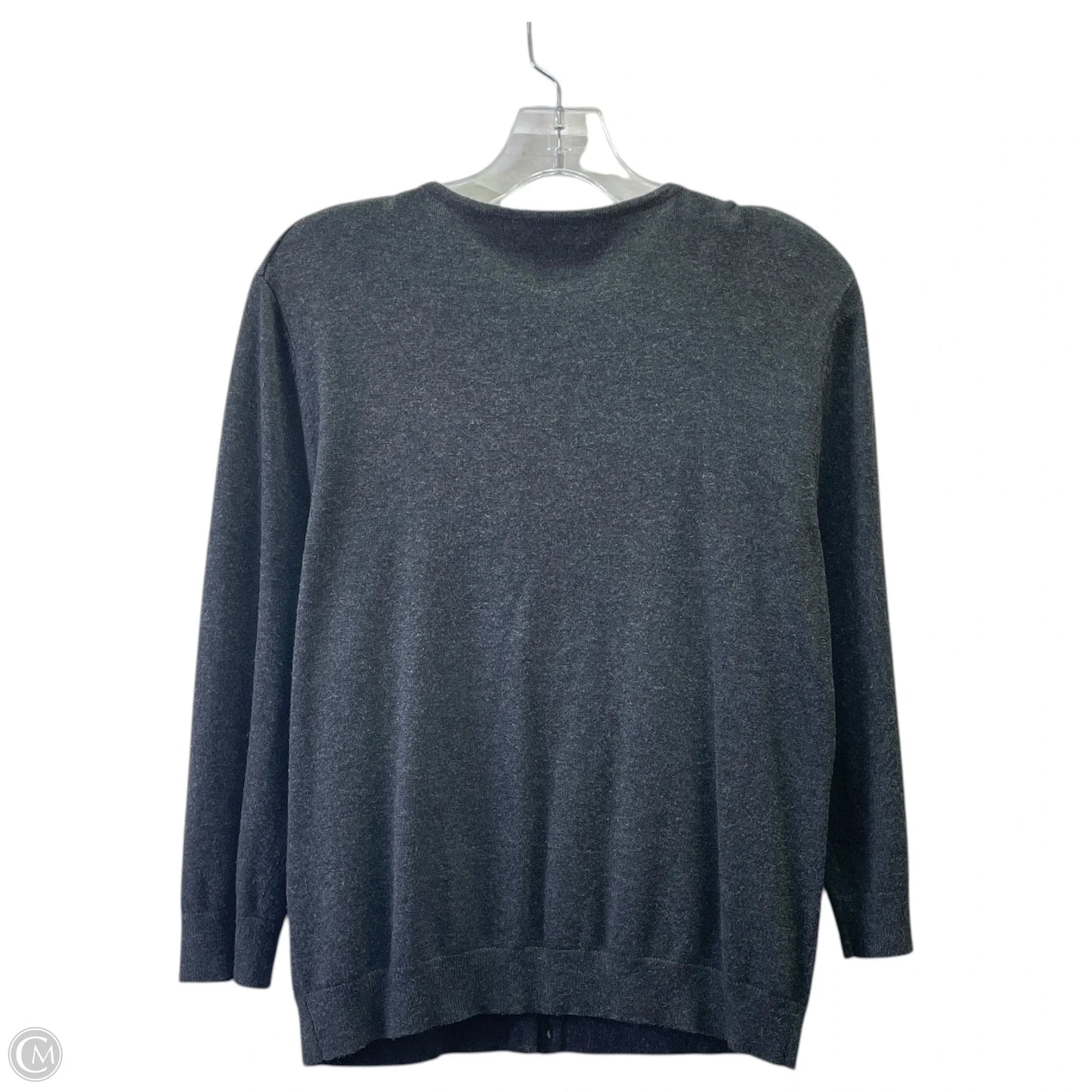 Cardigan By Cable And Gauge In Grey, Size: Xl