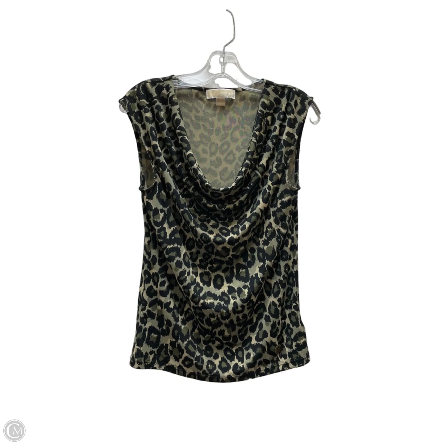 Blouse Sleeveless By Michael By Michael Kors In Animal Print, Size: S