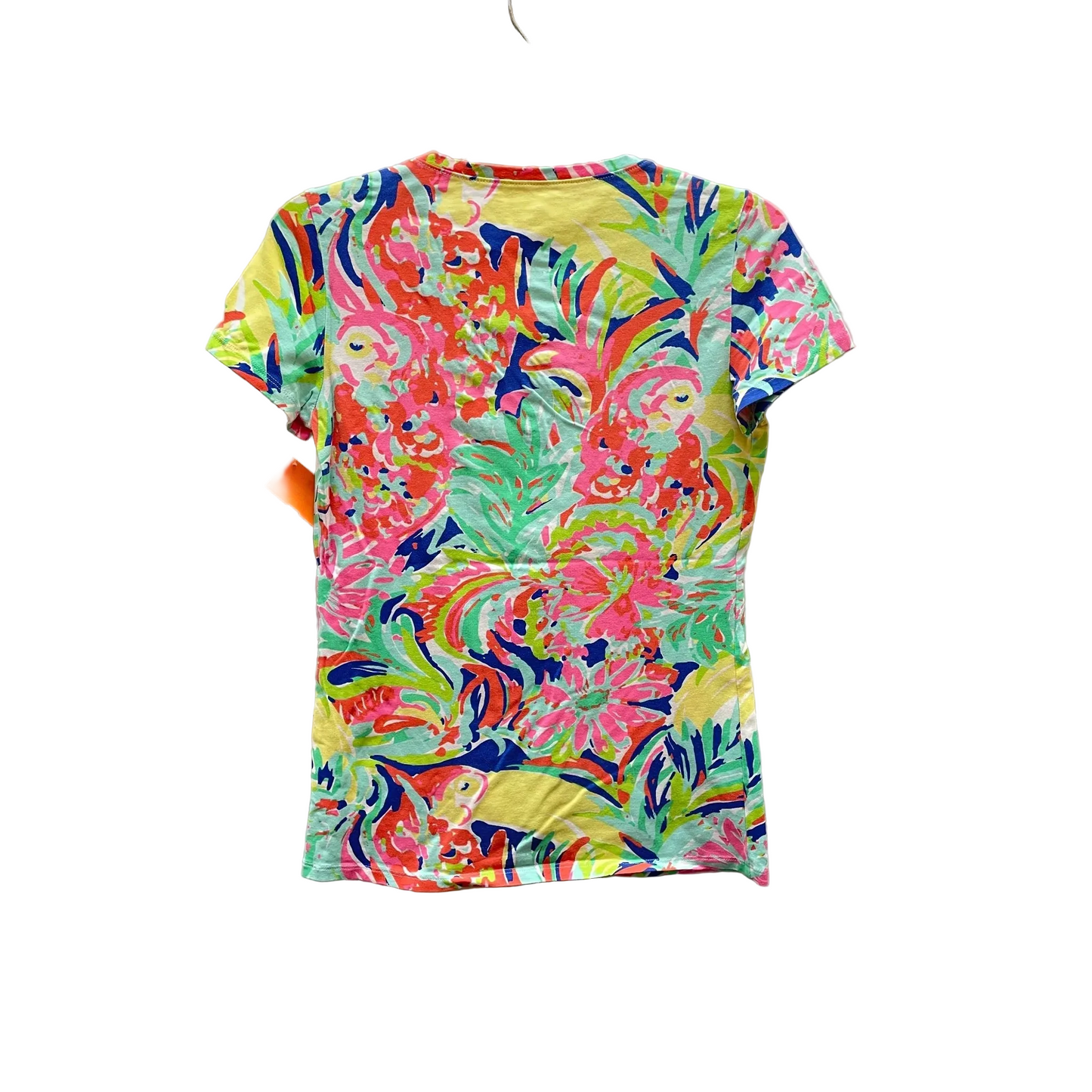 Top Short Sleeve Designer By Lilly Pulitzer In Pink, Size: Xs