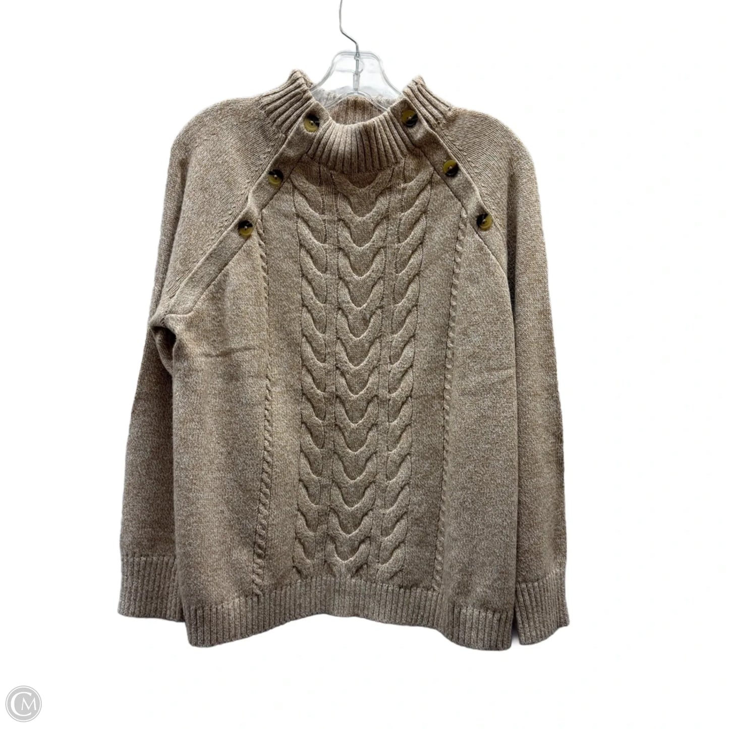 Sweater By Talbots In Beige, Size: L