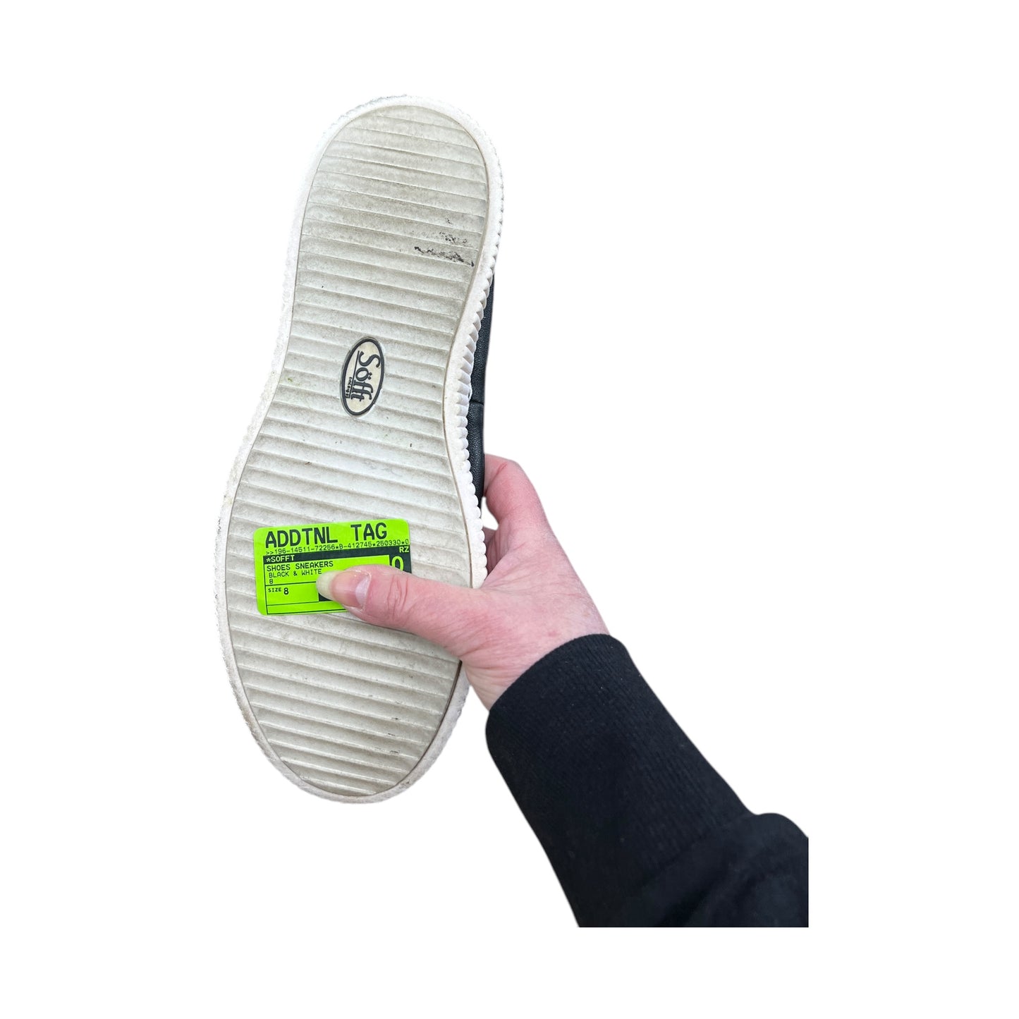 Shoes Sneakers By Sofft In Black & White, Size:8