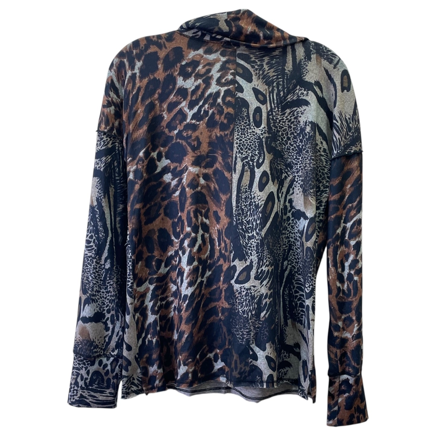 TOP LS by DAVID CLINE In ANIMAL PRINT, Size: S
