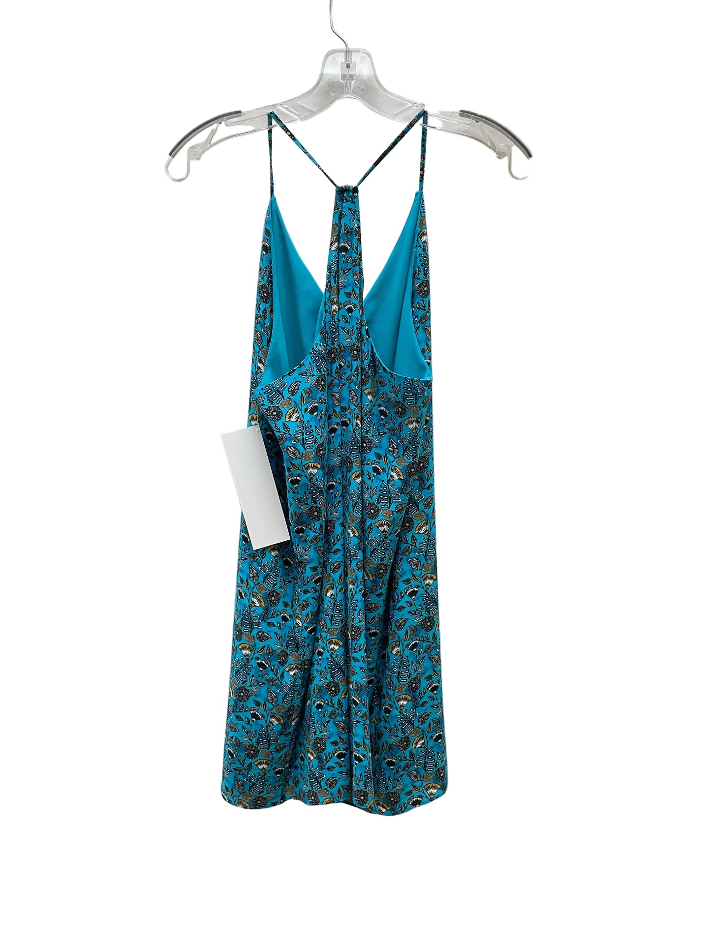 Dress Designer By Alice + Olivia In Blue & Brown, Size:M