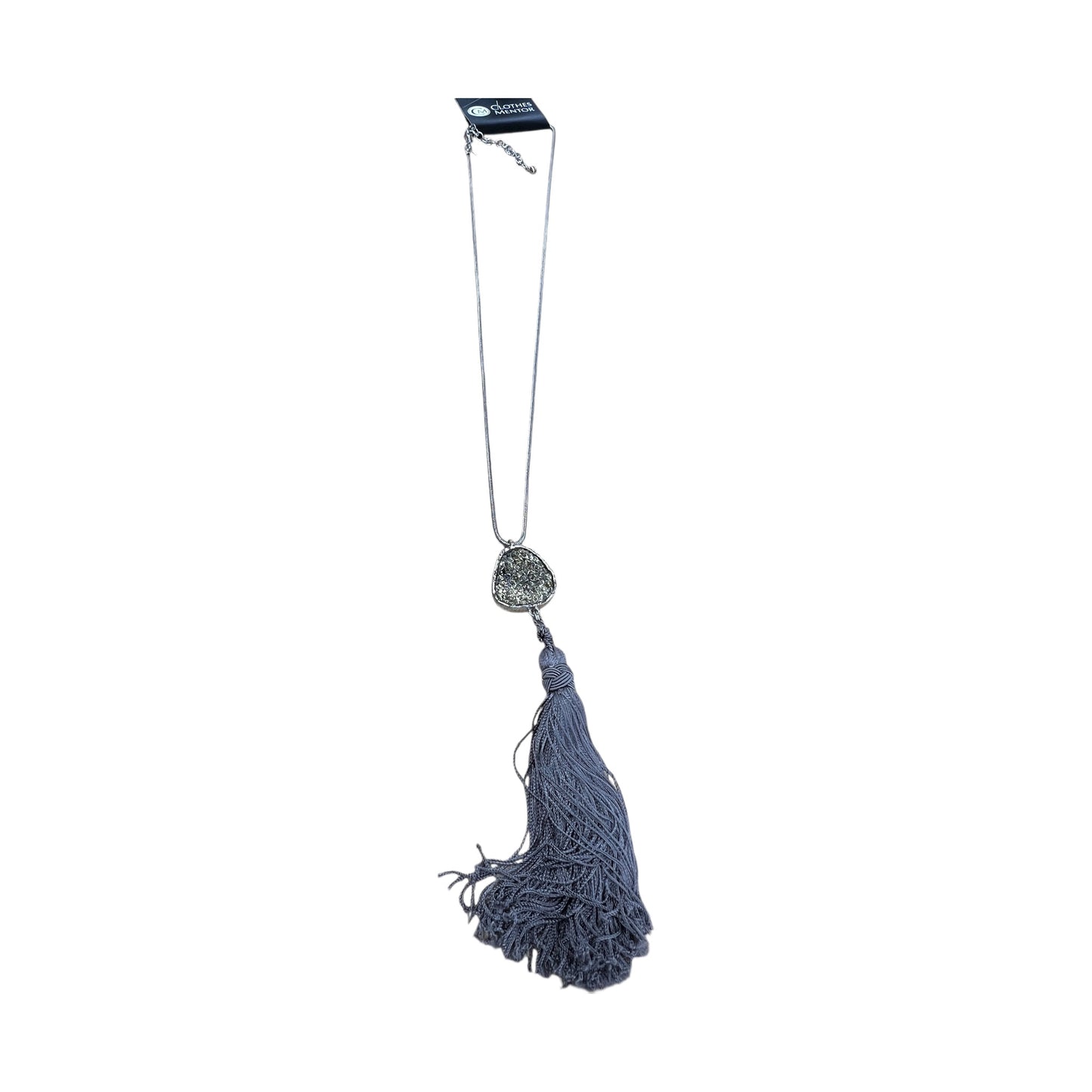 Necklace Pendant By Chicos In Silver