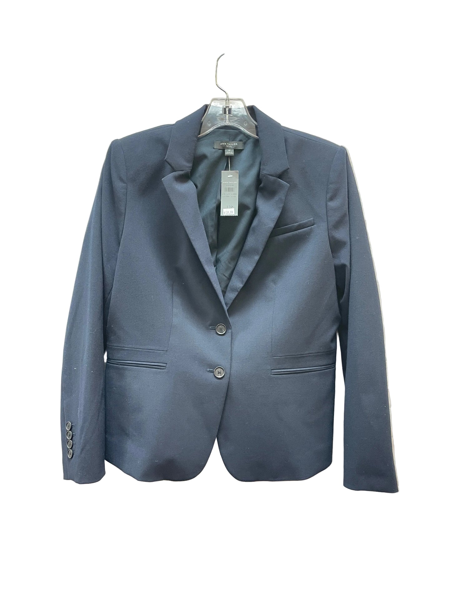 Blazer By Ann Taylor In Blue, Size:L