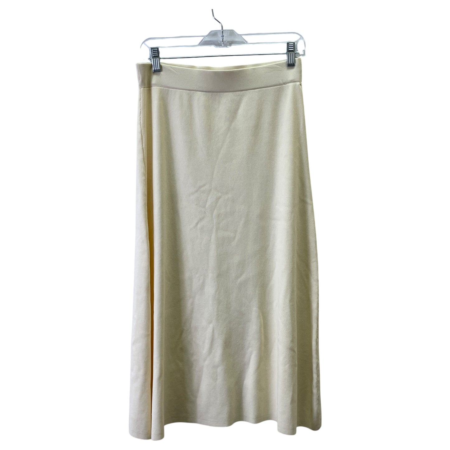 SKIRT MAXI by ZARA In CREAM, Size: M