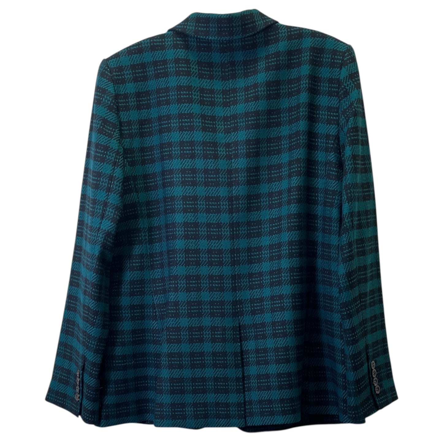 Blazer By Ann Taylor In Black & Green, Size:L
