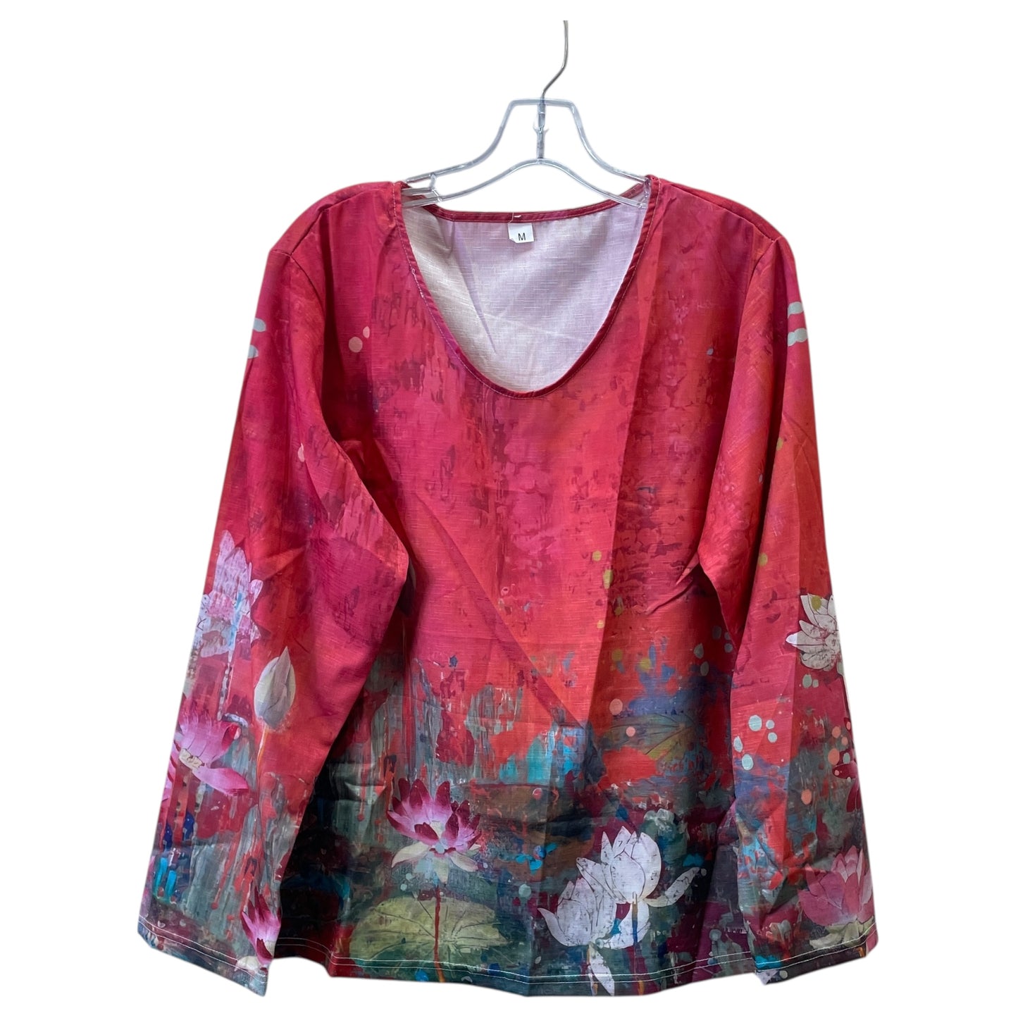 TOP LS by CME In FLORAL PRINT, Size: M