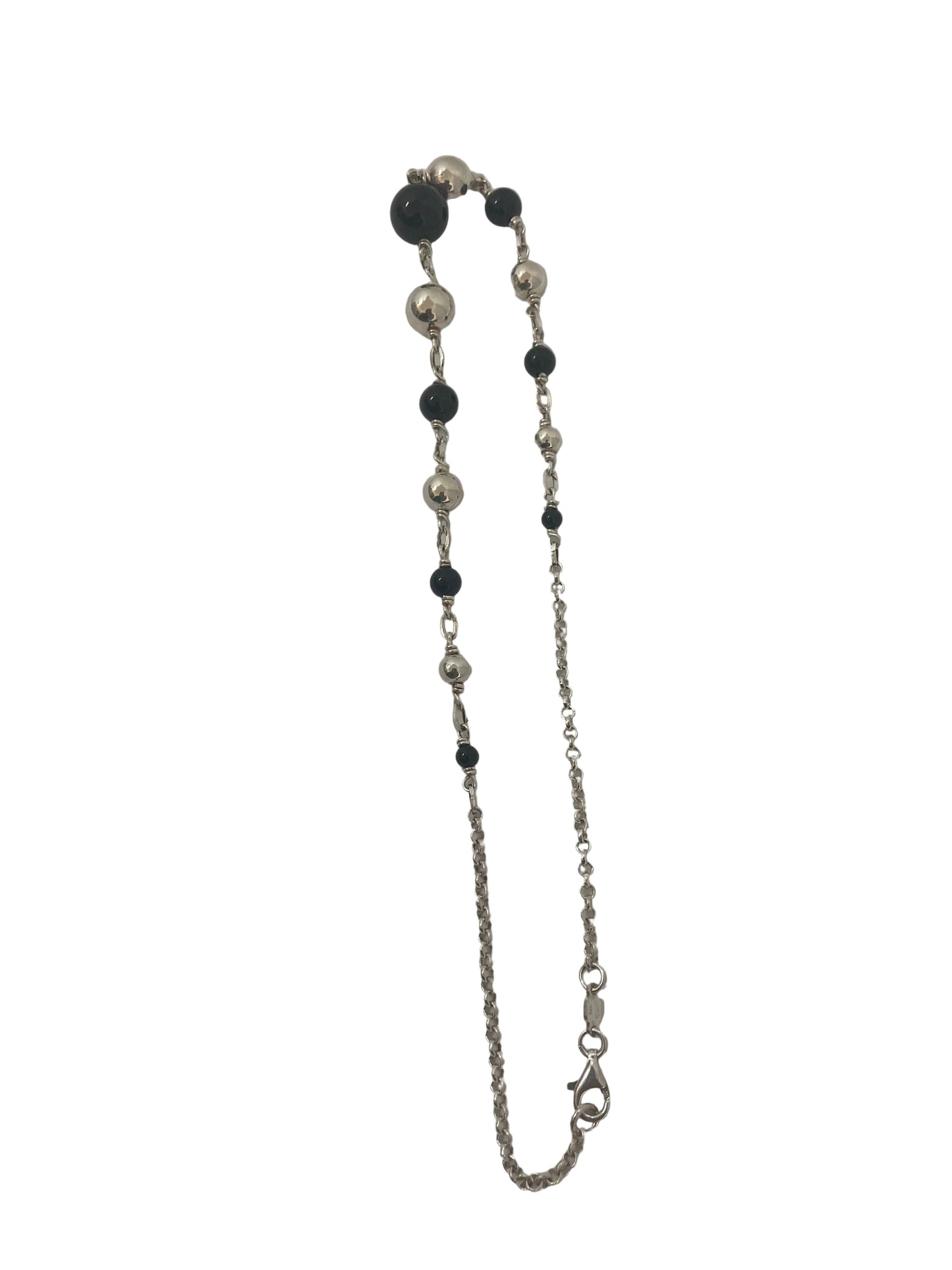 Necklace Choker & Collar By Clothes Mentor In Black & Silver