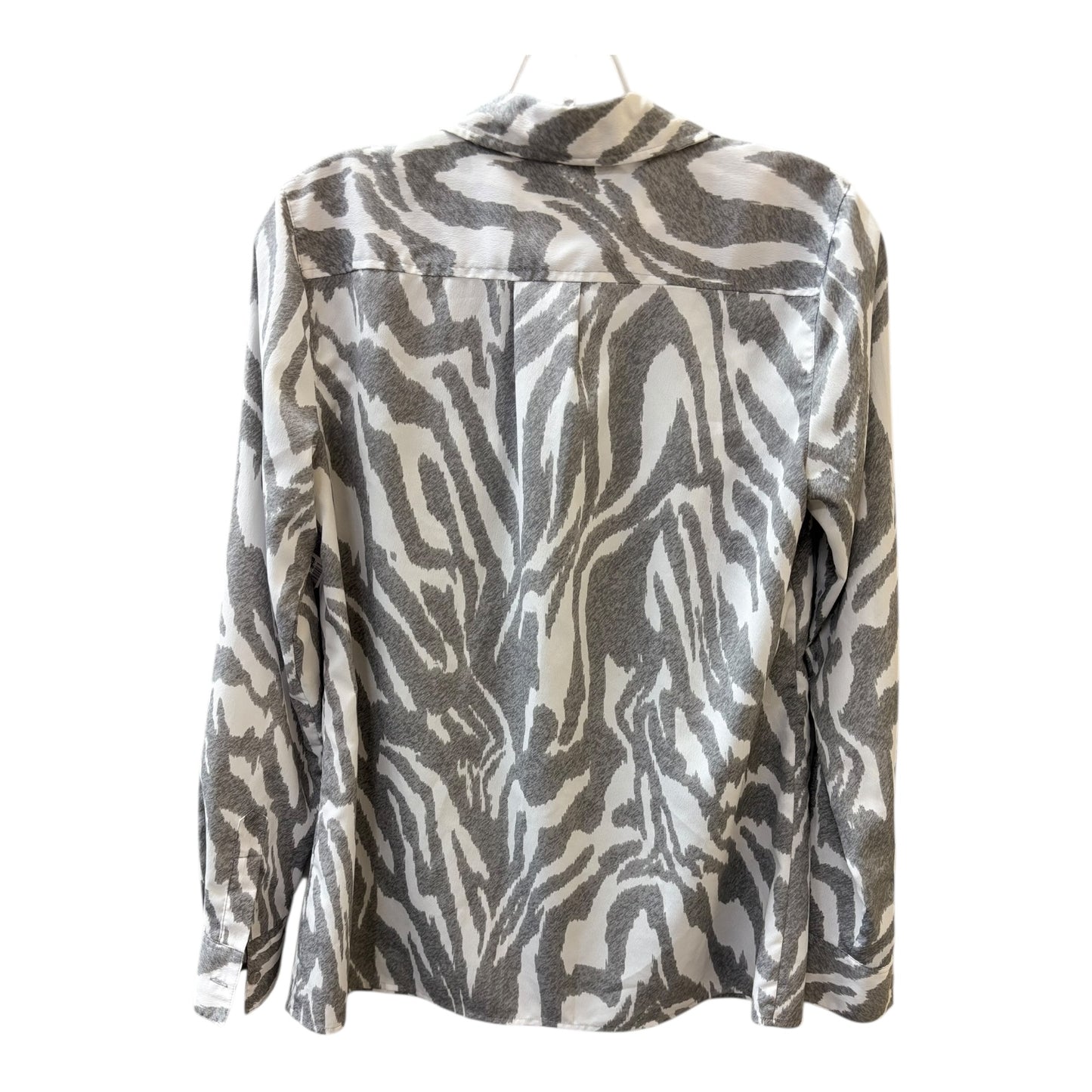 Top Ls Designer By Michael Kors In Grey & White, Size:S