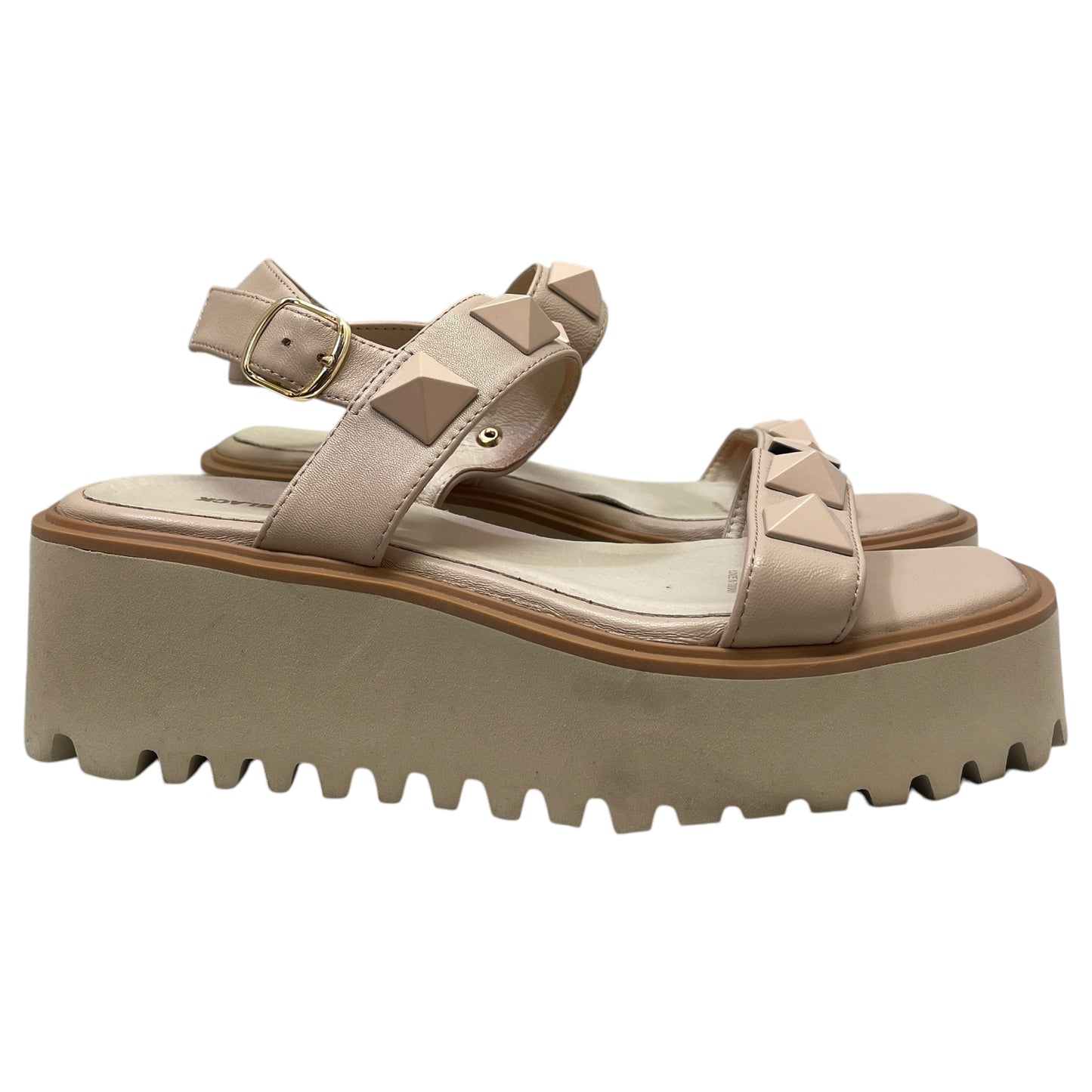 Shoes Heels Platform By Cmb In Tan, Size:9