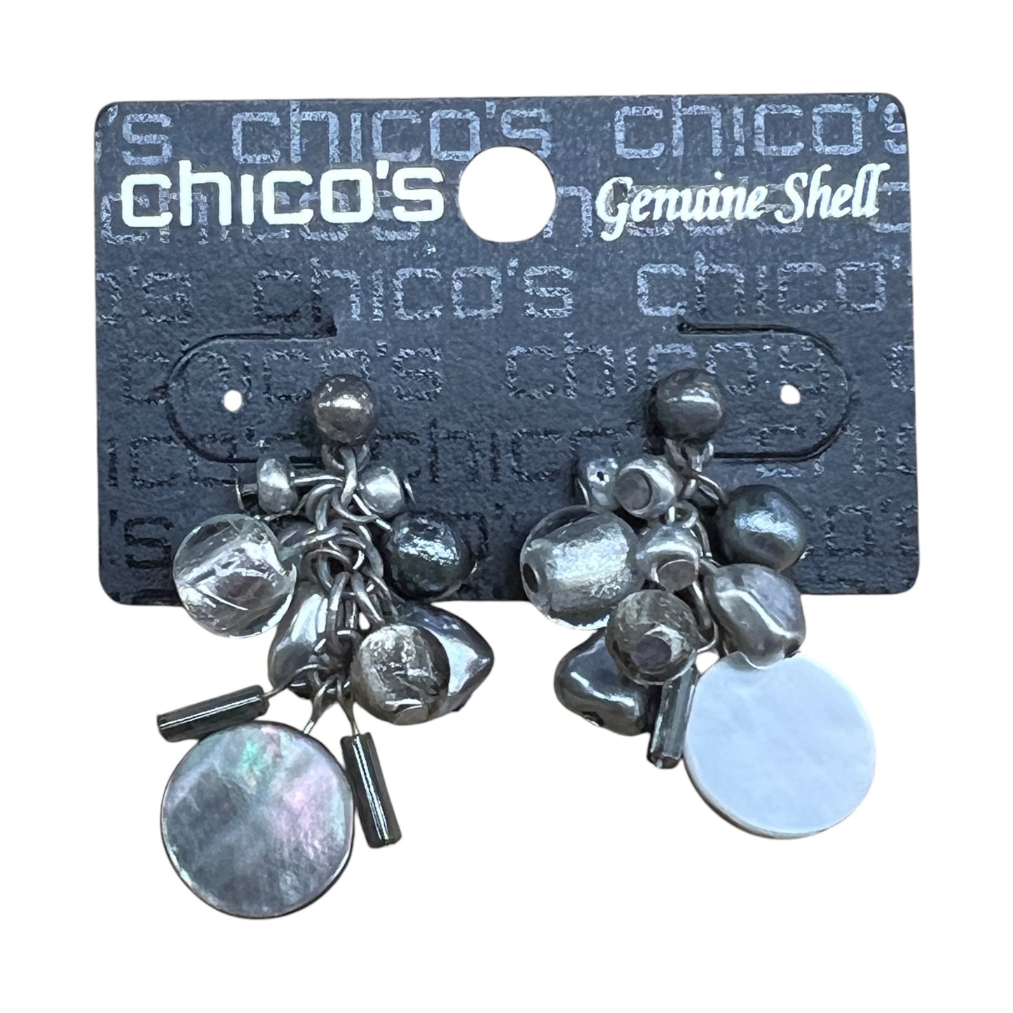 Earrings Dangle/Drop By Chicos In Grey