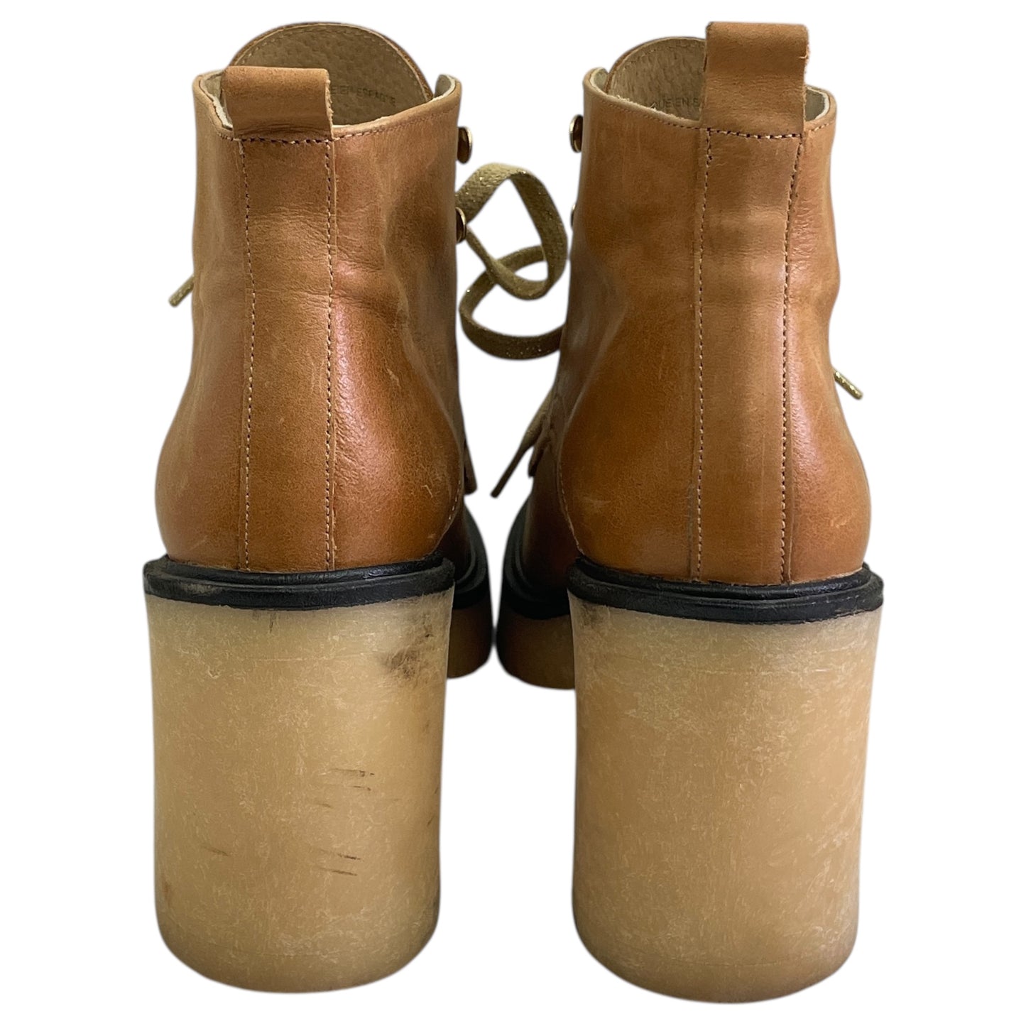 Boots Ankle Heels By Free People In Tan, Size:8