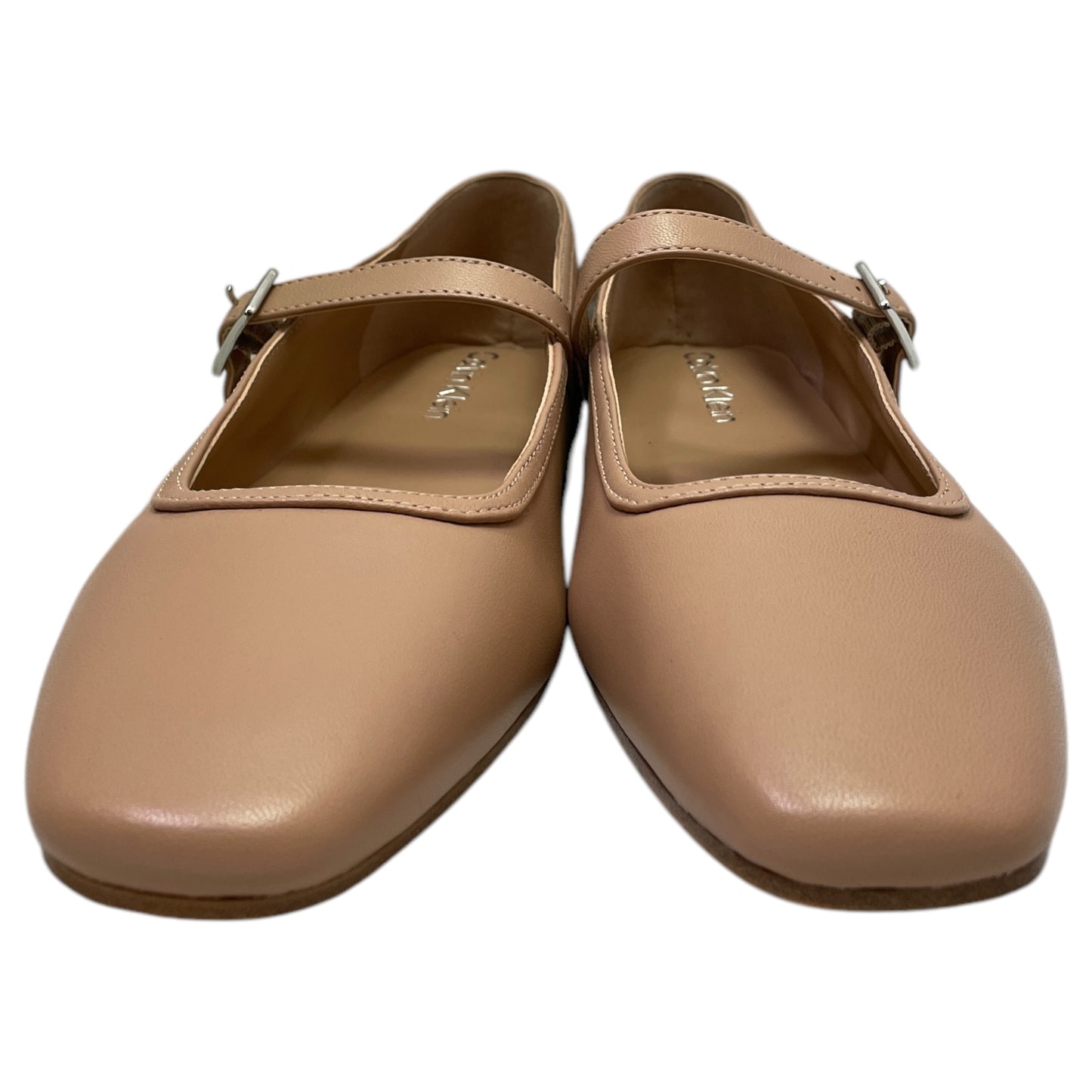 Shoes Flats By Calvin Klein In Tan, Size:6.5