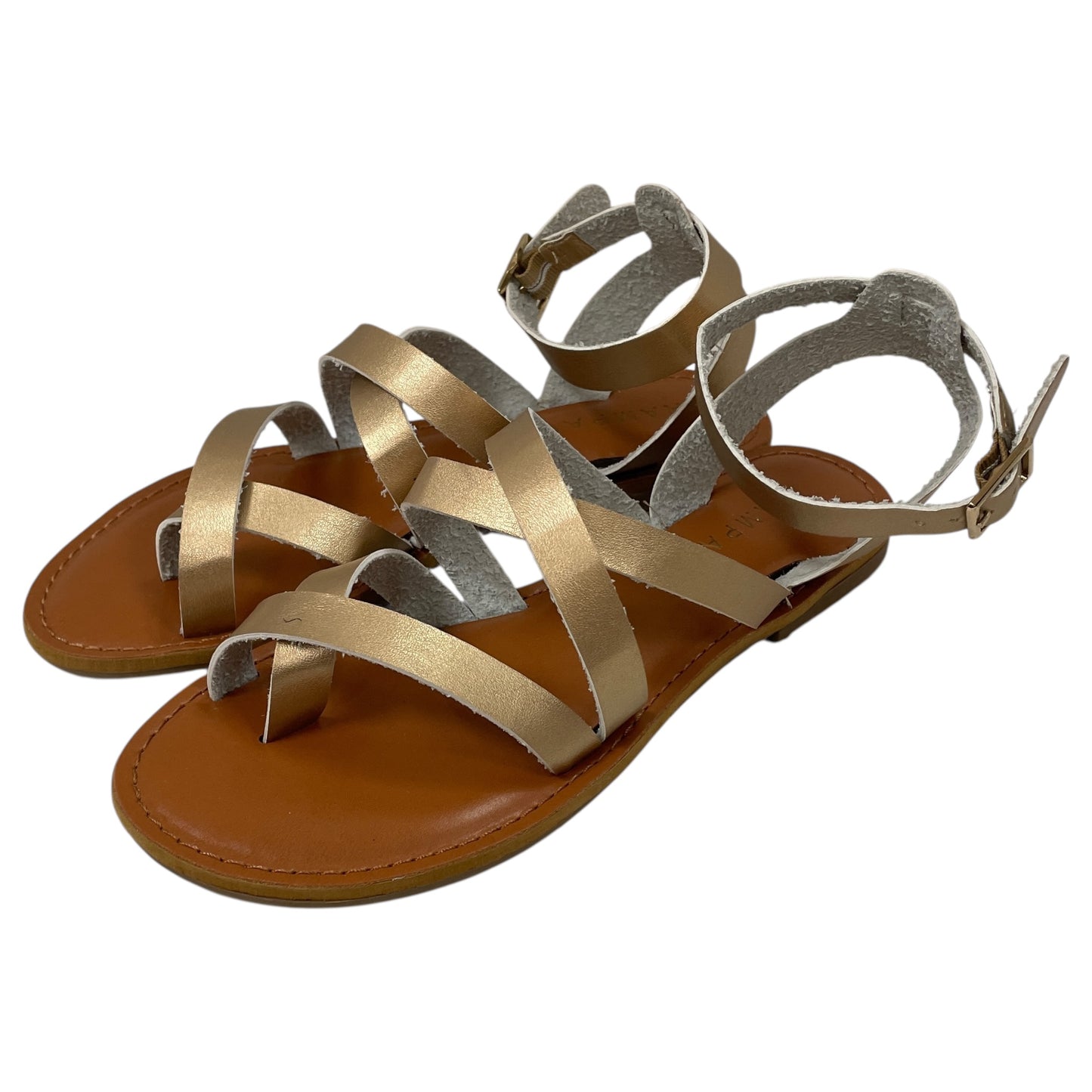 Shoes Flats By Rampage In Gold, Size:6