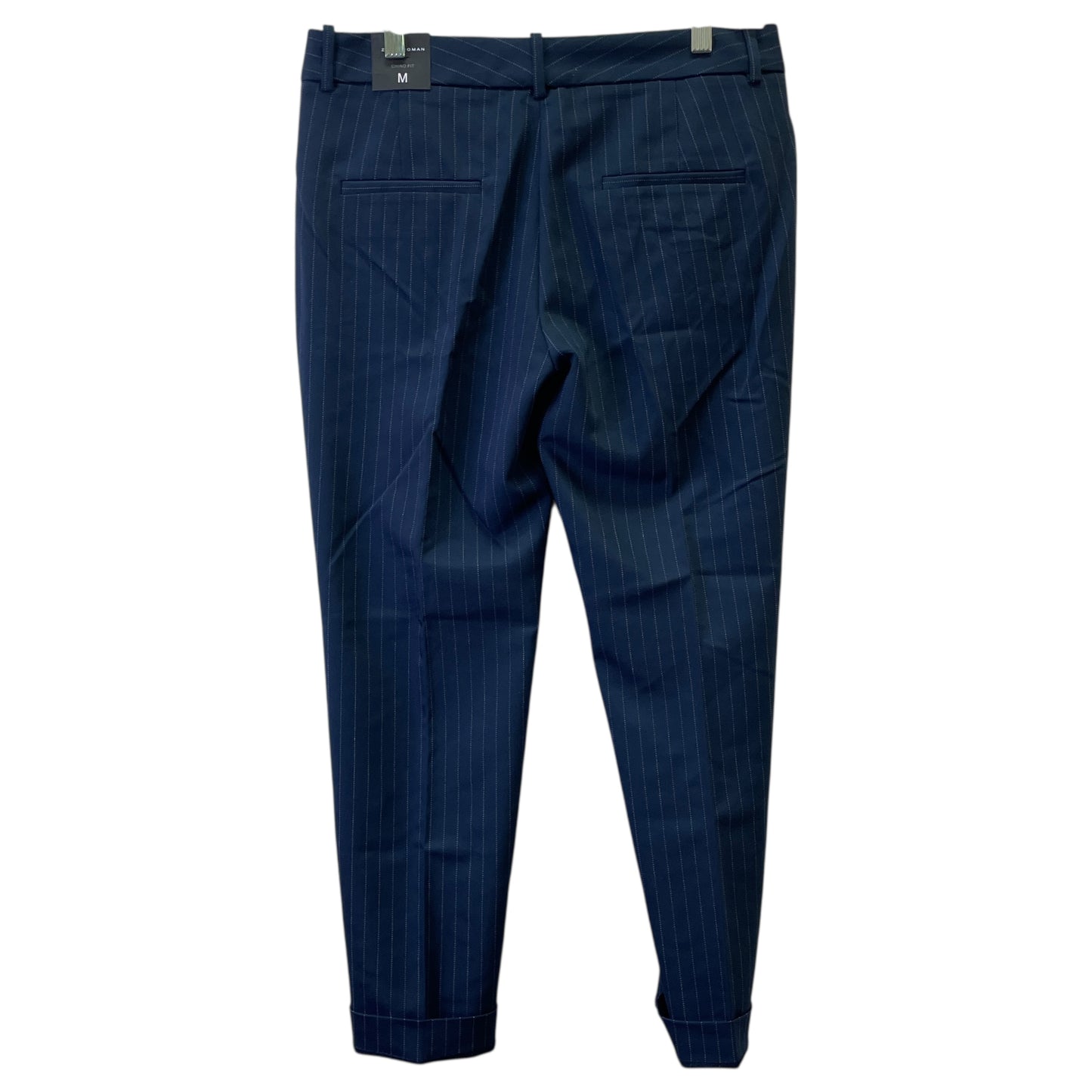 Pants Dress By Zara Women In Blue & White, Size:8