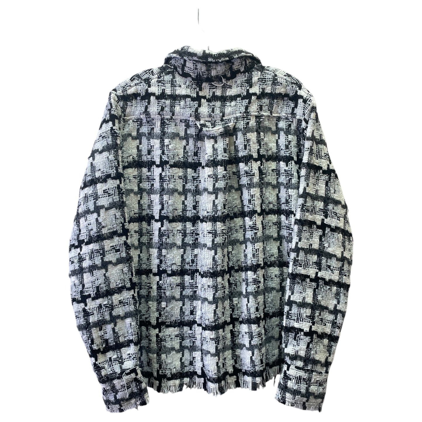 Jacket Shirt By MNML In Black & White, Size:Xs