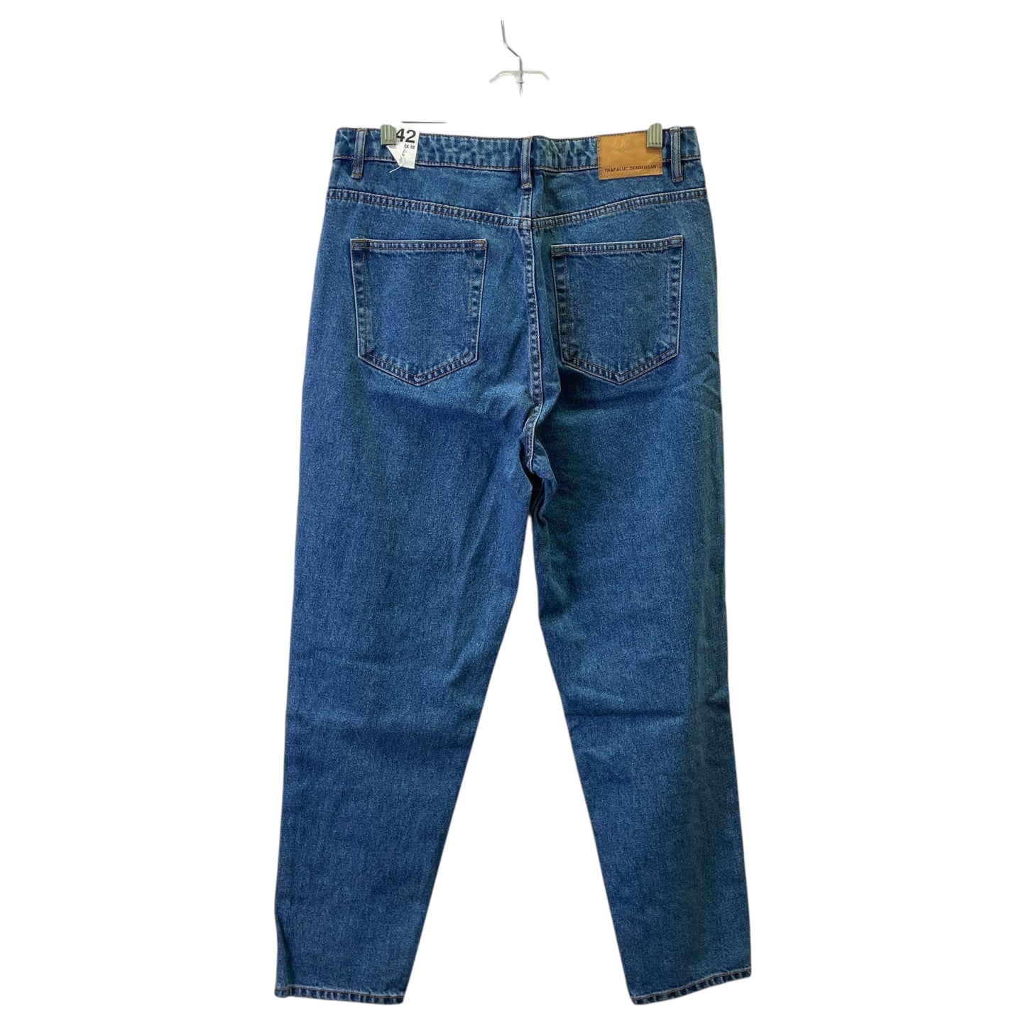 Jeans Straight By Zara In Blue, Size:10