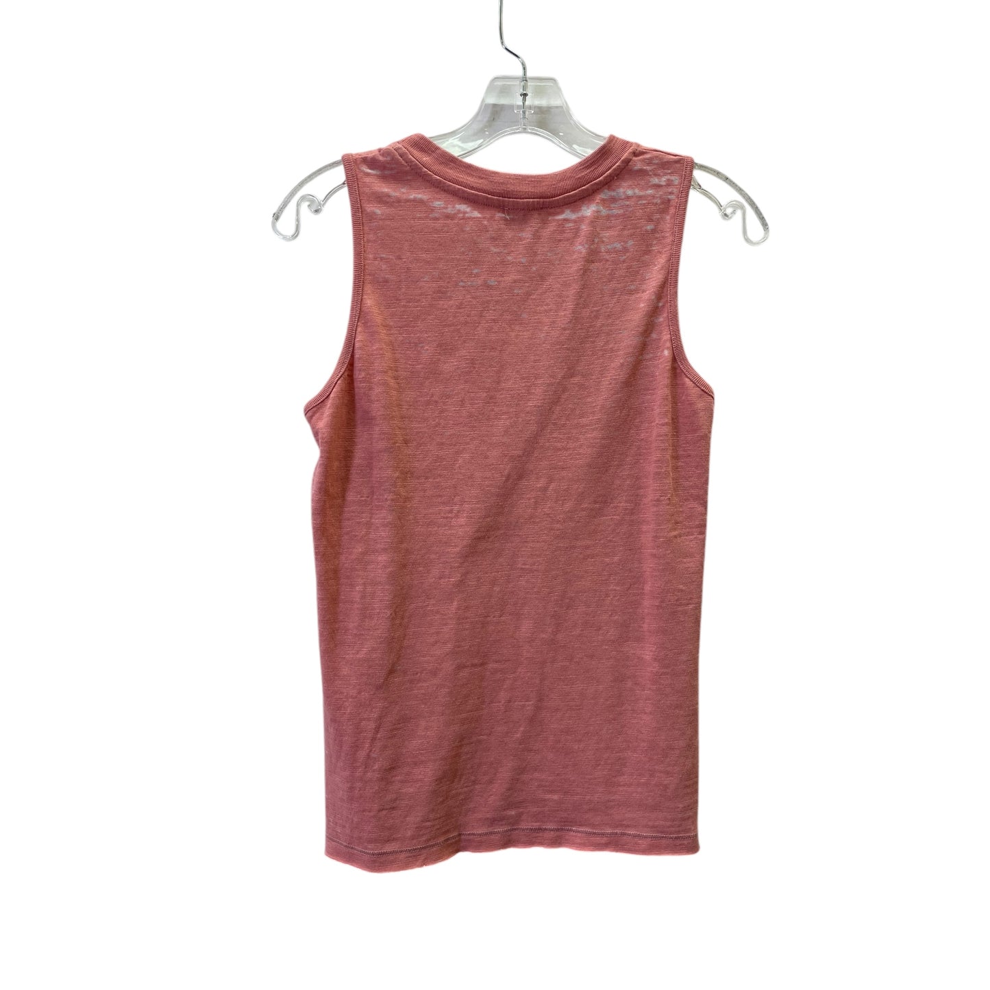 Top Sleeveless Basic By Lucky Brand In Coral, Size:Xs