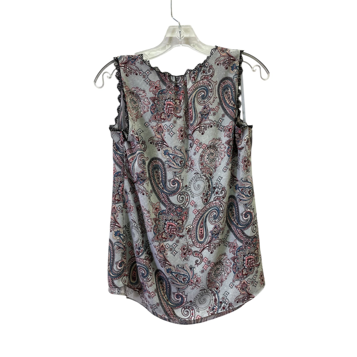 Top Sleeveless By White House Black Market In Blue & Red, Size:Xs