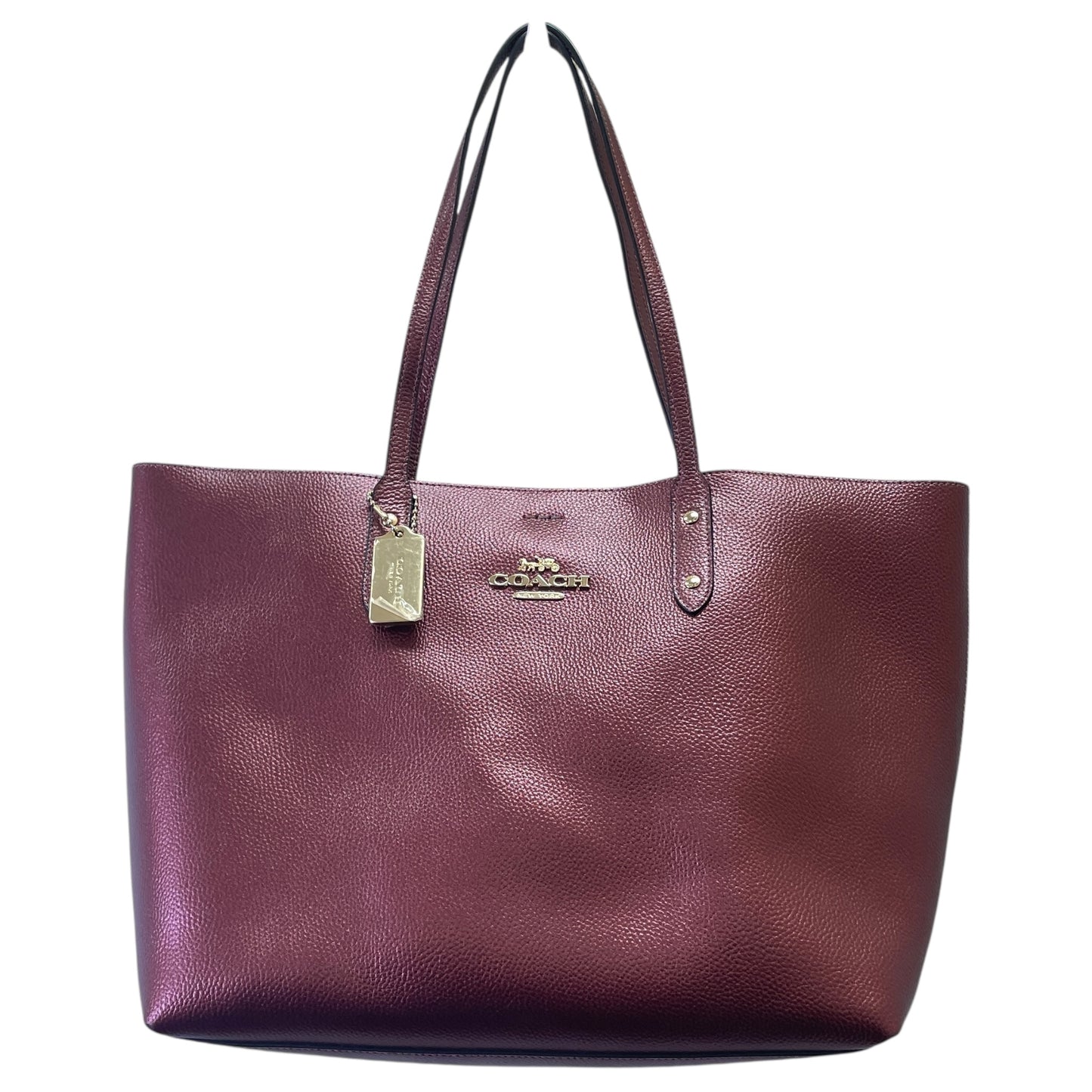 Tote Designer By Coach In Mauve, Size:Large