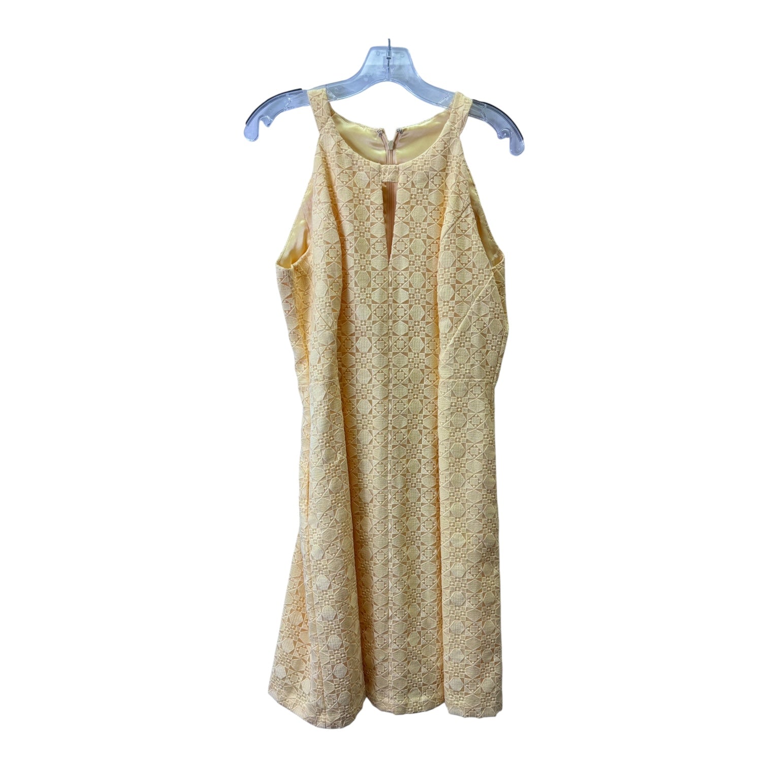 Dress Party Midi By White House Black Market In Yellow, Size:10 Clothes Mentor Mayfield Heights OH Dress Party Midi By White House Black Market In Yellow, Size:10 Clothes Mentor Mayfield Heights OH