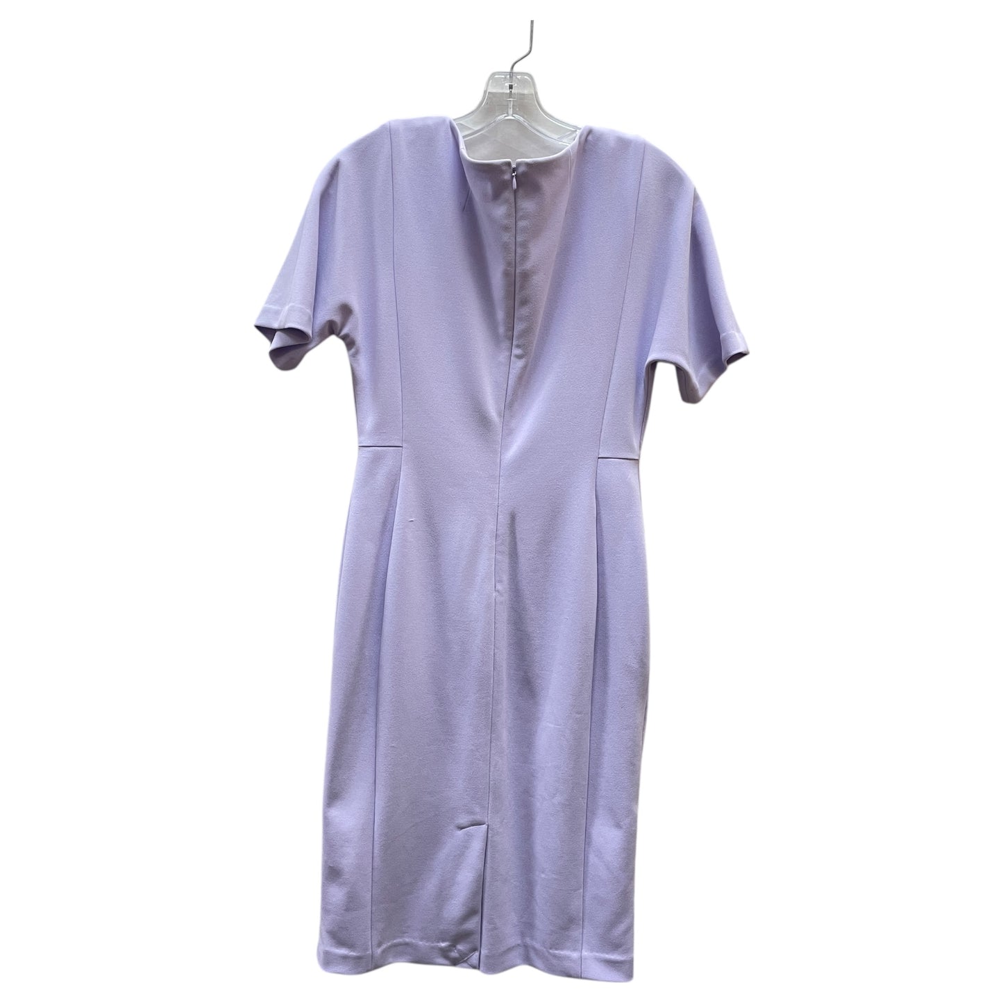 Dress Casual Midi By Calvin Klein In Maroon, Size:4