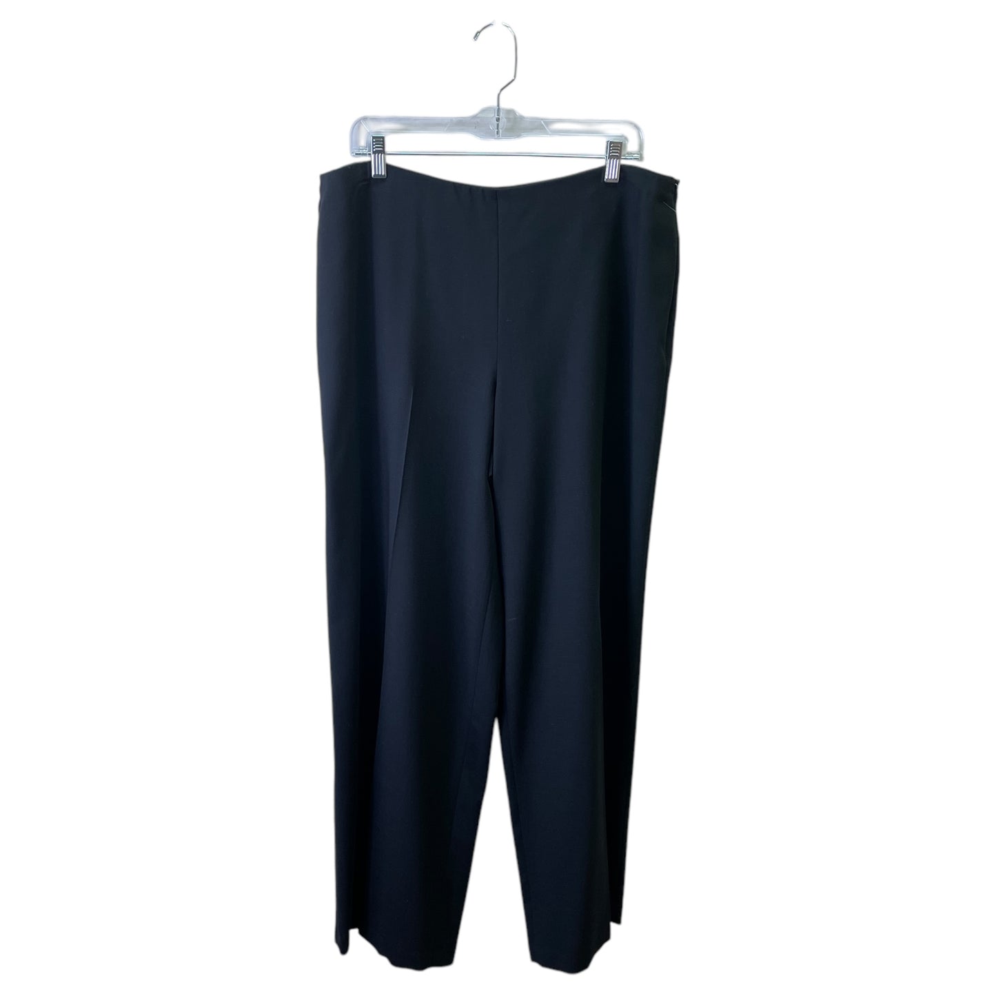 Pants Wide Leg By Eileen Fisher In Black, Size:14