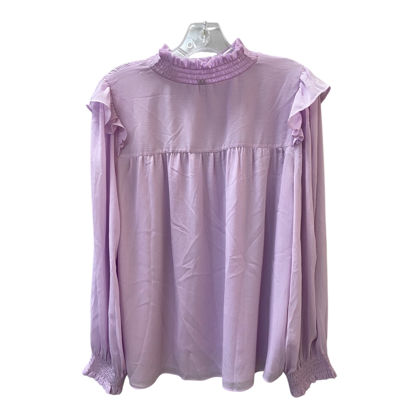 Top Ls By Ann Taylor In Mauve, Size:L