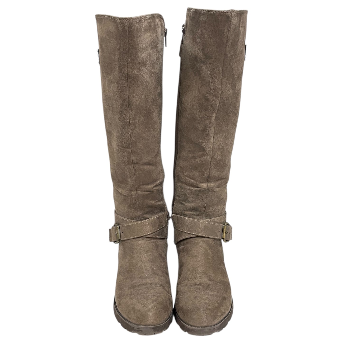 Boots Knee Flats By Sonoma In Brown, Size:8