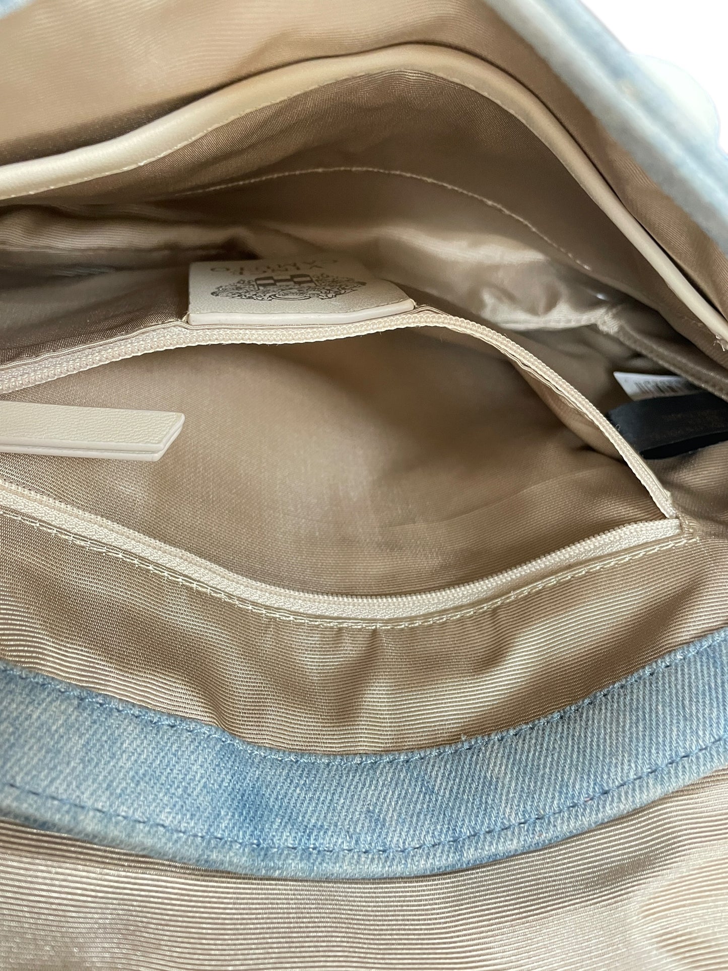 Crossbody Designer By Vince Camuto In Blue Denim, Size:Medium