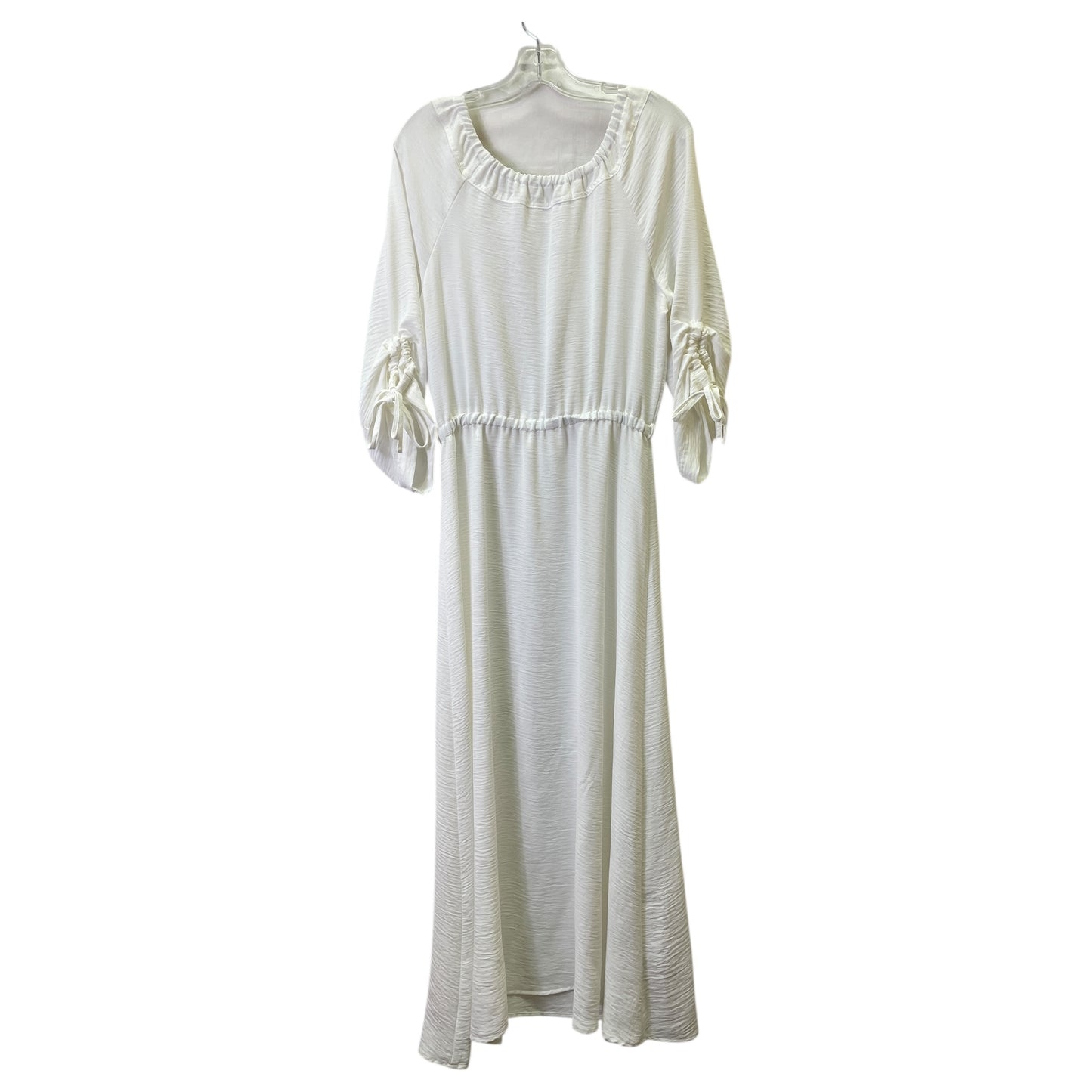 Dress Casual Midi By Calvin Klein In White, Size:S