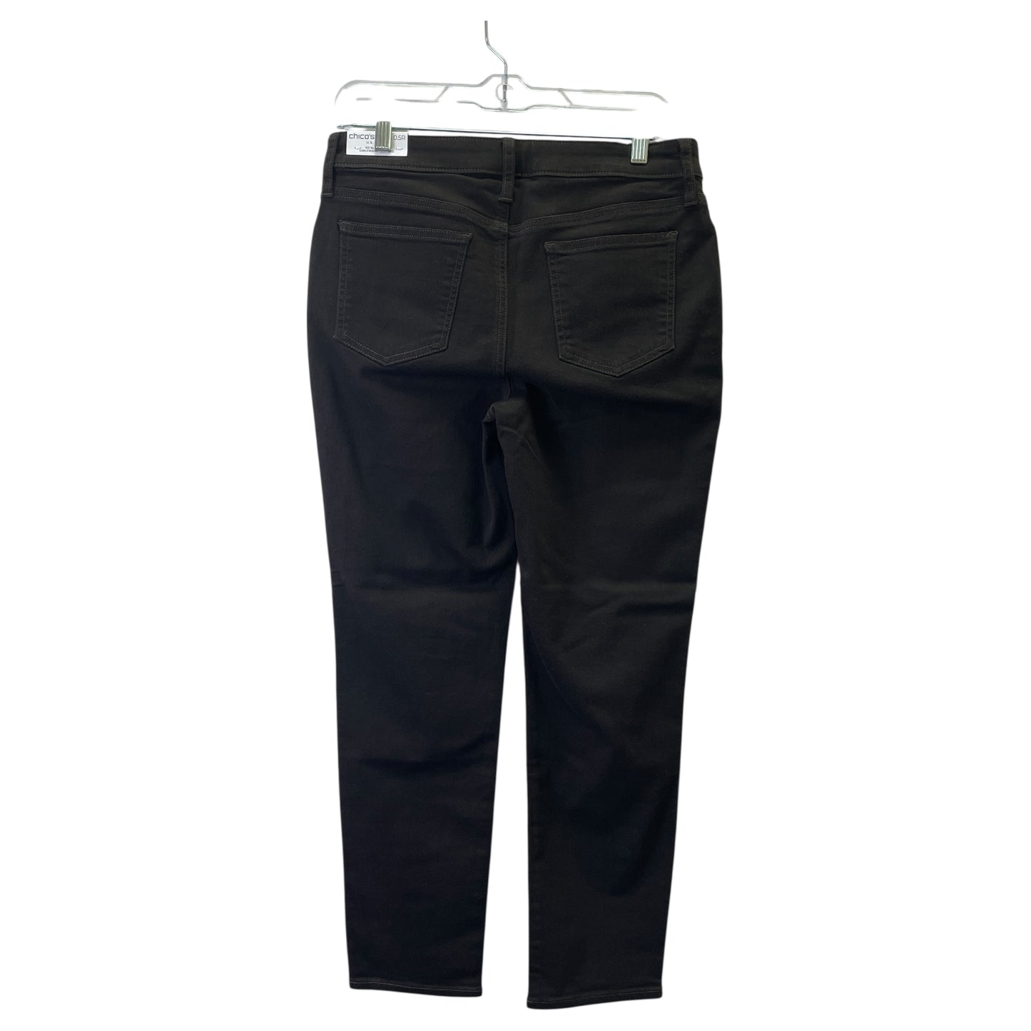 Jeans Straight By Chicos In Brown Denim, Size:6