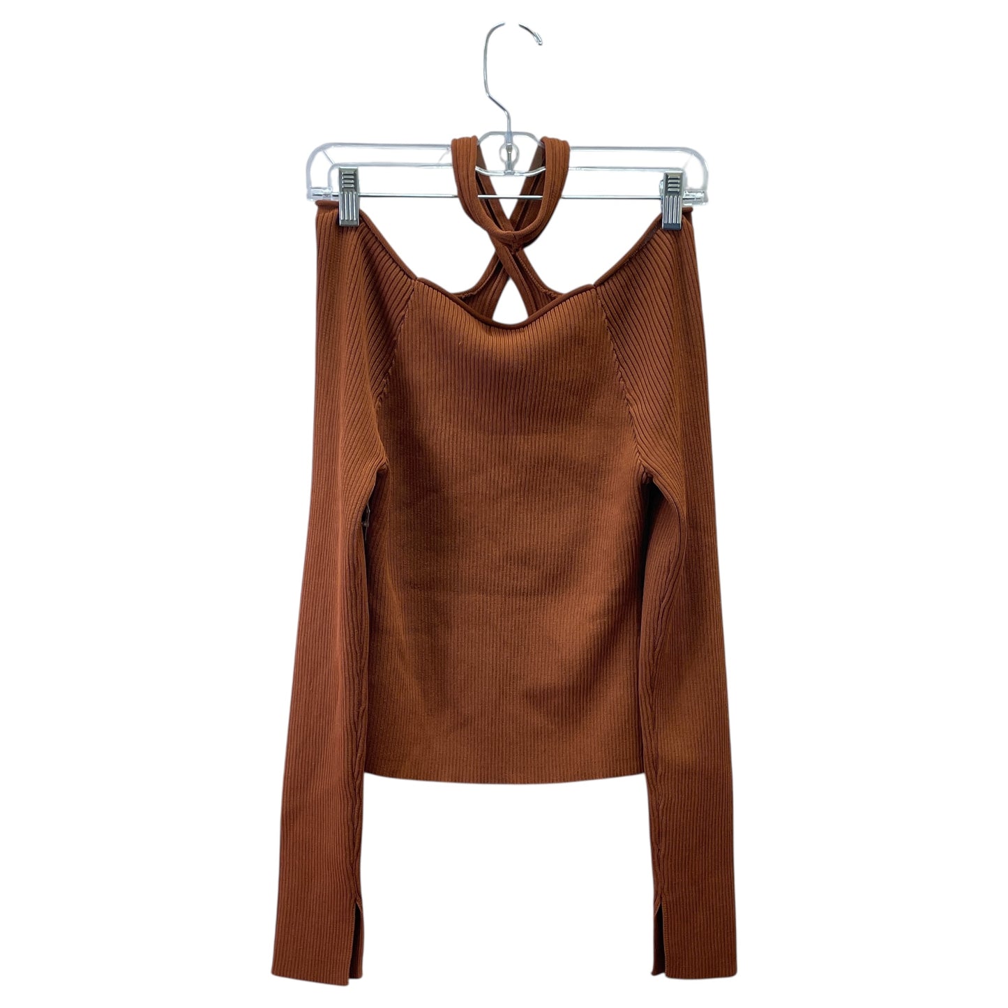 Top Ls By Dissh In Brown, Size:L
