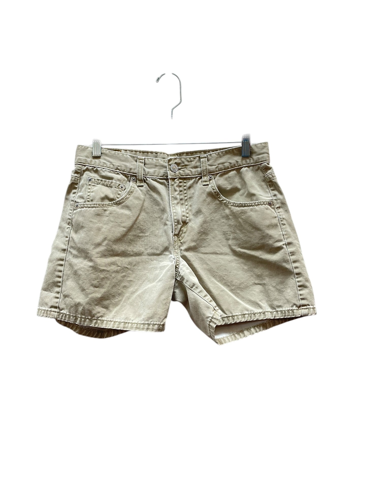Shorts By Levis In Tan Denim, Size:10
