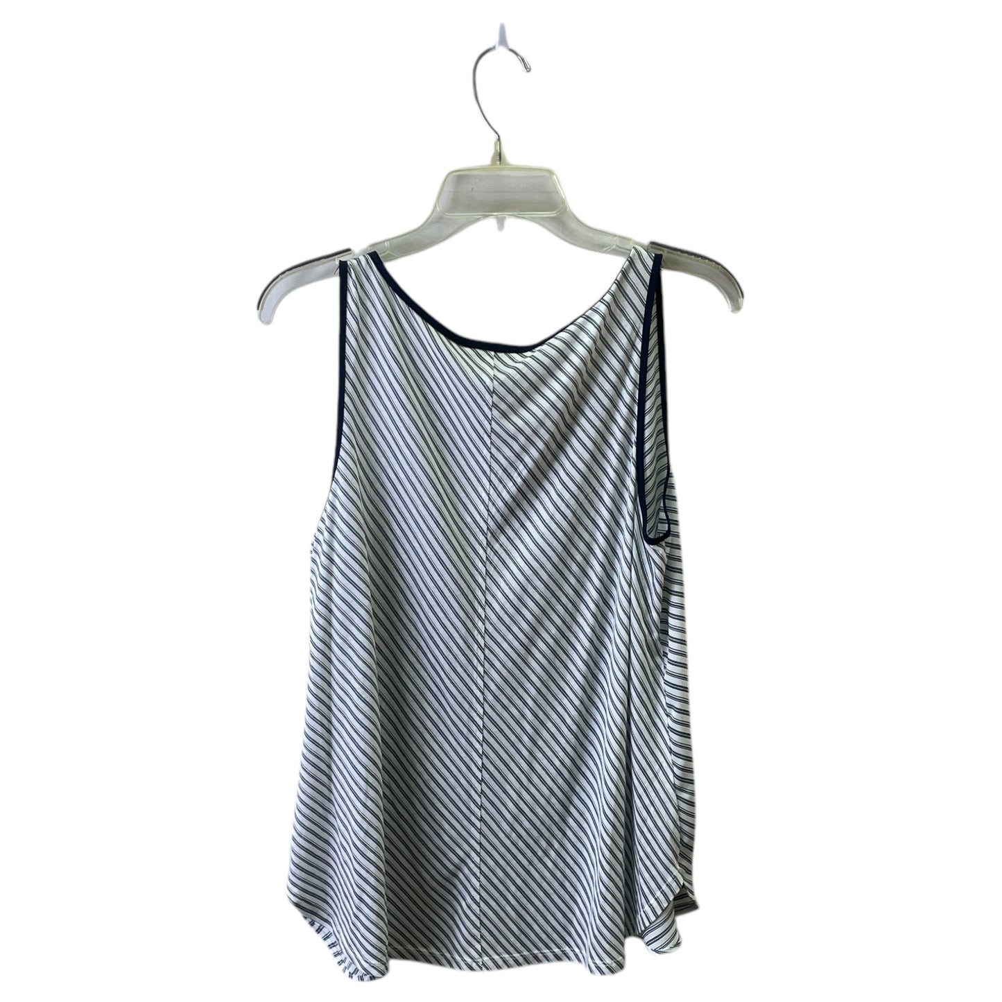 Top Sleeveless By Loft In White, Size:M