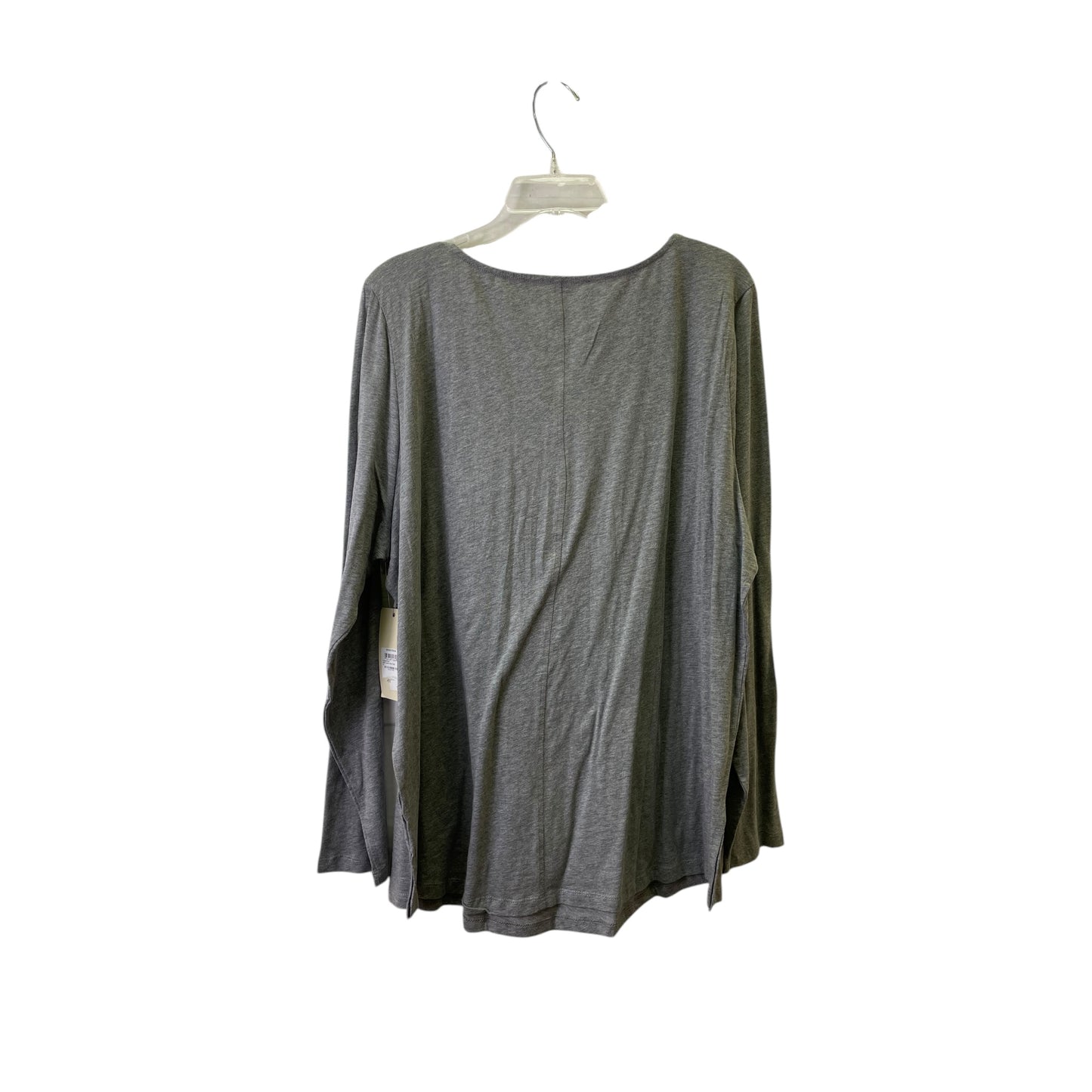 Top Ls Basic By Sejour In Grey, Size:3X