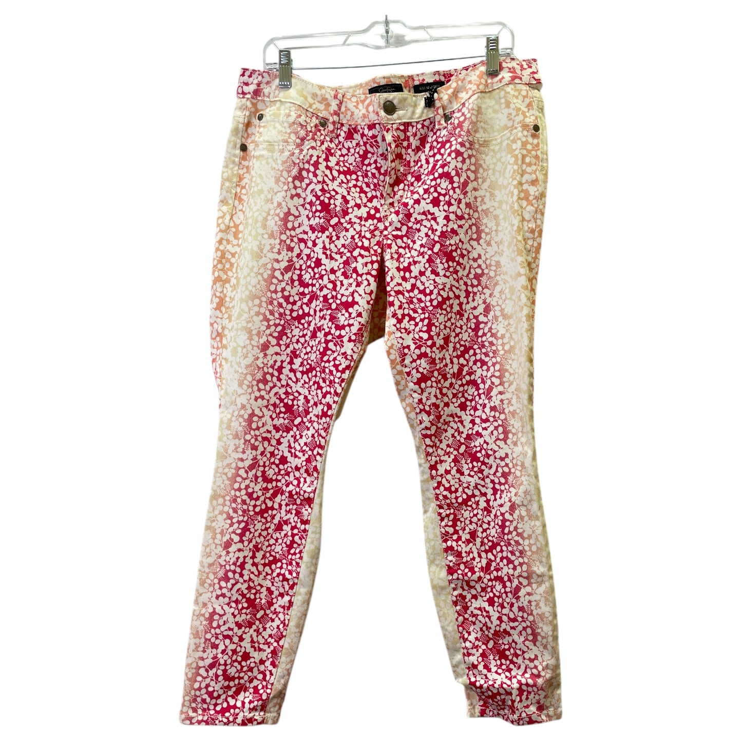 Jeans Skinny By Jessica Simpson In Zebra Print, Size:18